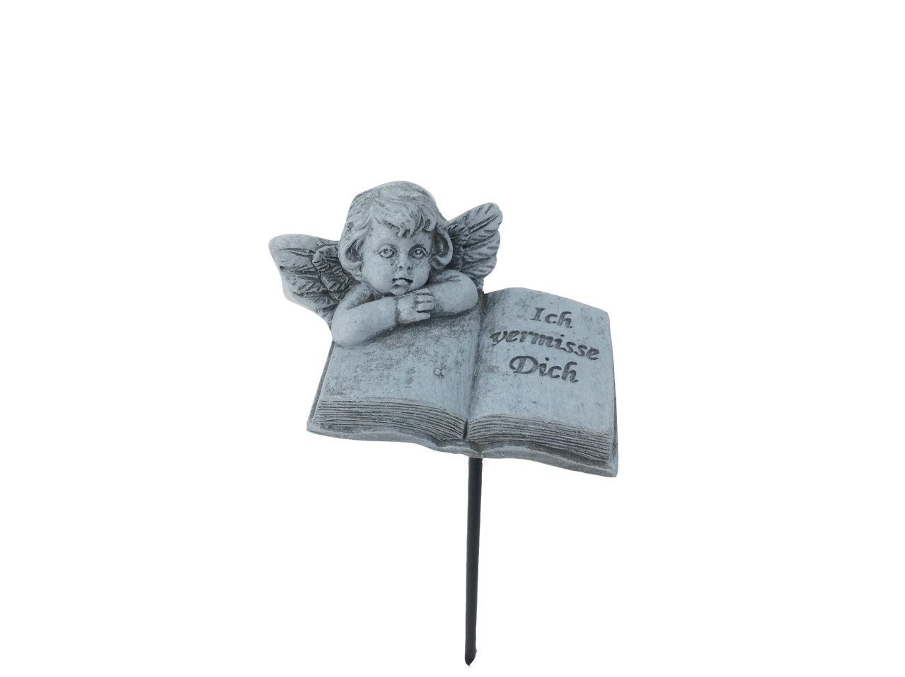 Engelfigur TrendLine Grab-Stecker Engel mit Buch 15 x 7 x 4
