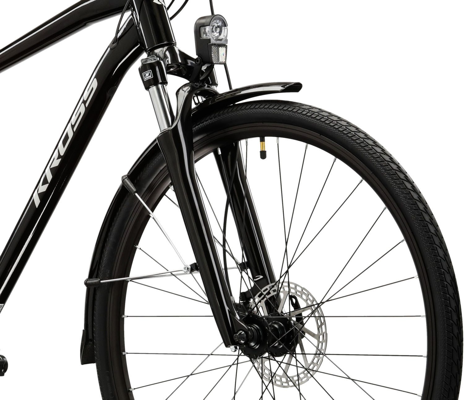 Kross Trekking Bike Trans 4.0 Black, 21 Gears, 21-Speed ​​Shimano ACERA M3020 Derailleur, Derailleur Gears