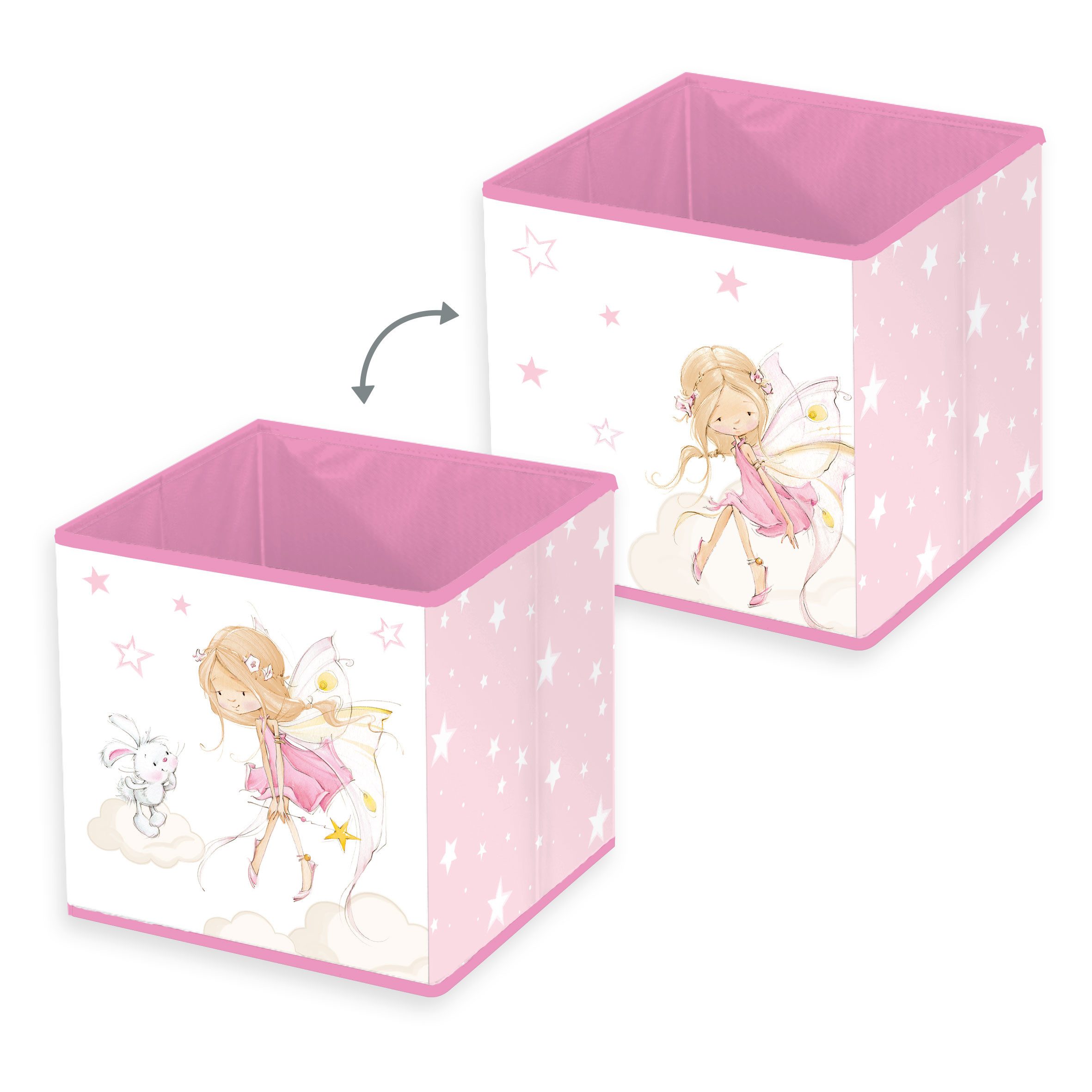 Baby Best Aufbewahrungsbox ‘Little Fairy’ – 30x30x30 cm, faltbar