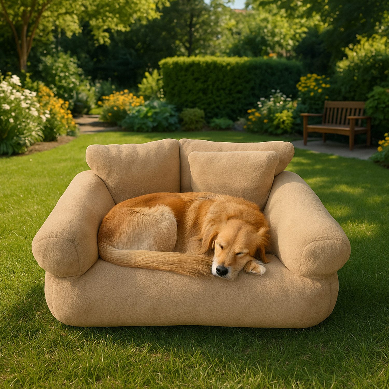 Roxlin Tierbett Hundebett Kleines Hundesofa Flauschig und Waschbar für klei günstig online kaufen