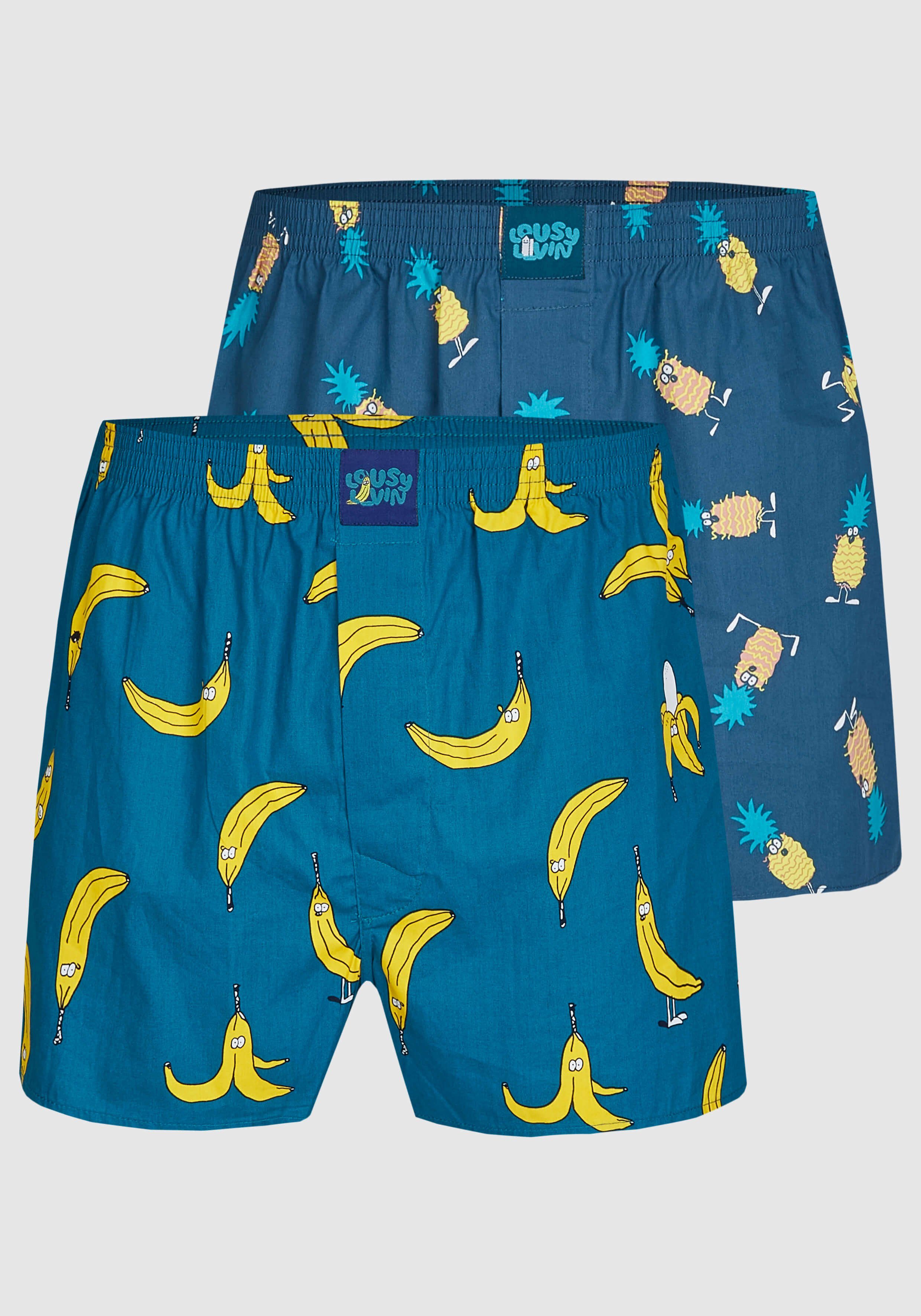 Boxershorts Bana-Ananas Pack
