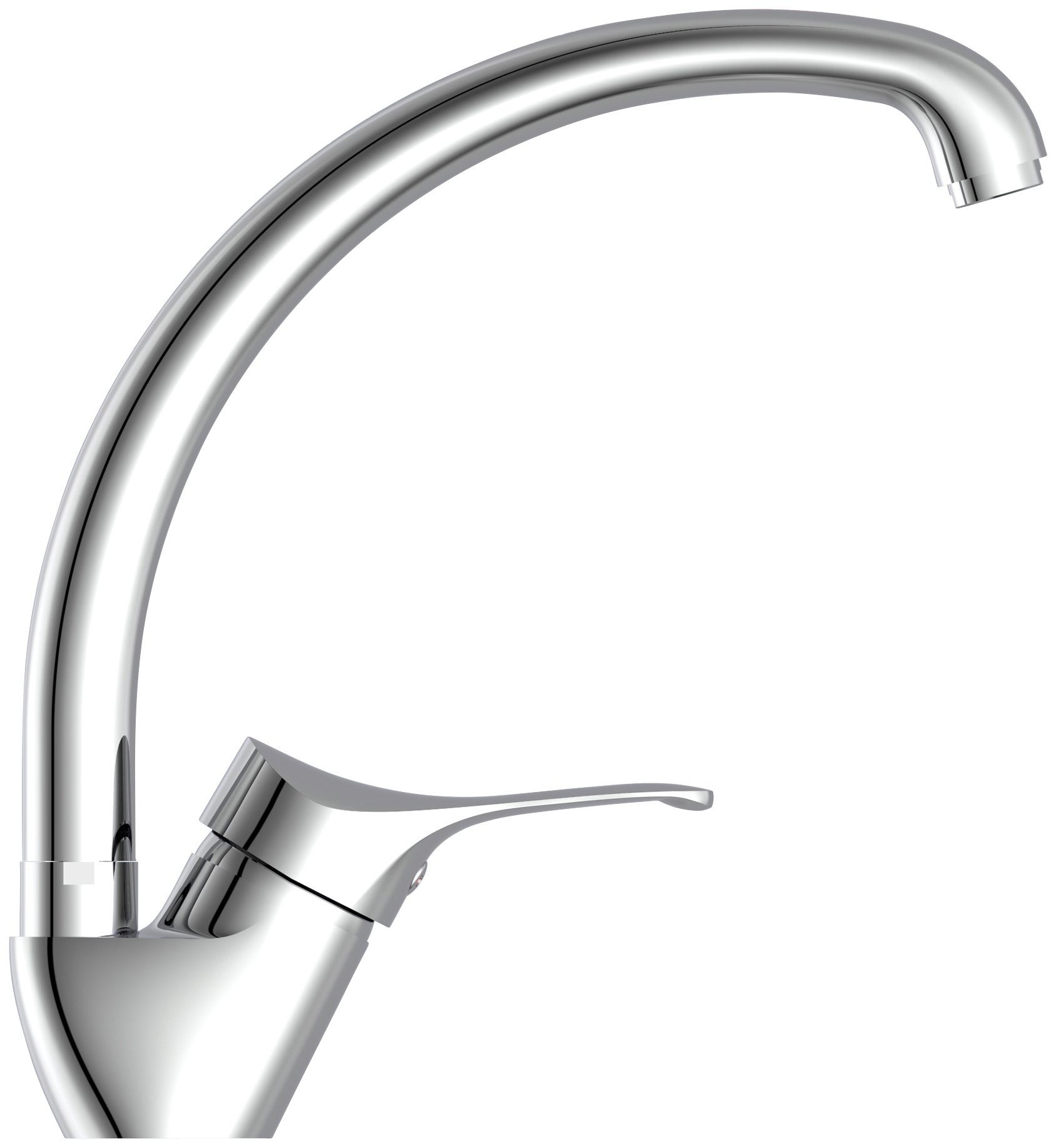 Schütte Spültischarmatur Attica 360° schwenkbarer Wasserhahn, Mischbatterie, Chrom, Hochdruck
