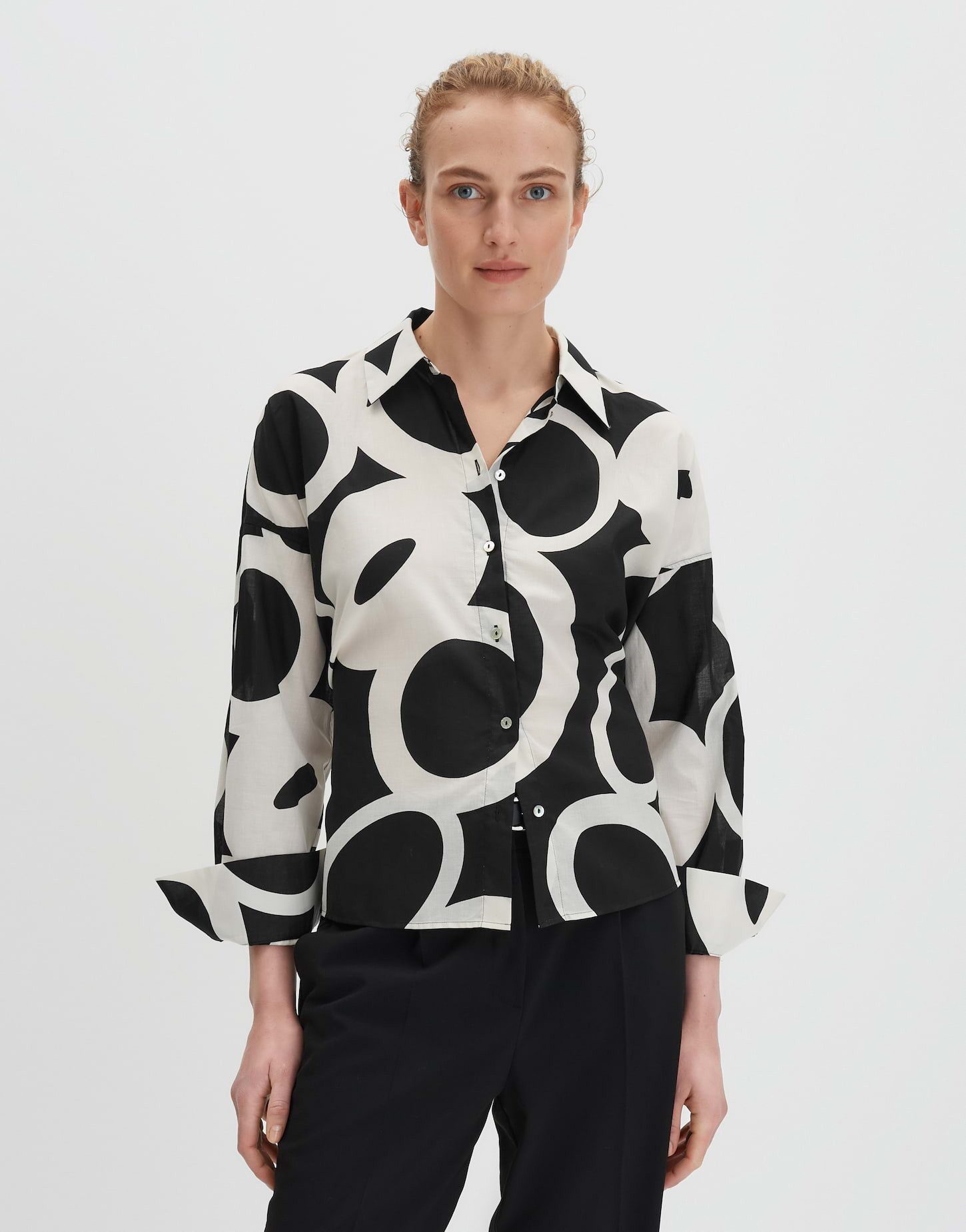 someday Langarmbluse ZIRVELI Regular aus feinem Cotton Voile günstig online kaufen