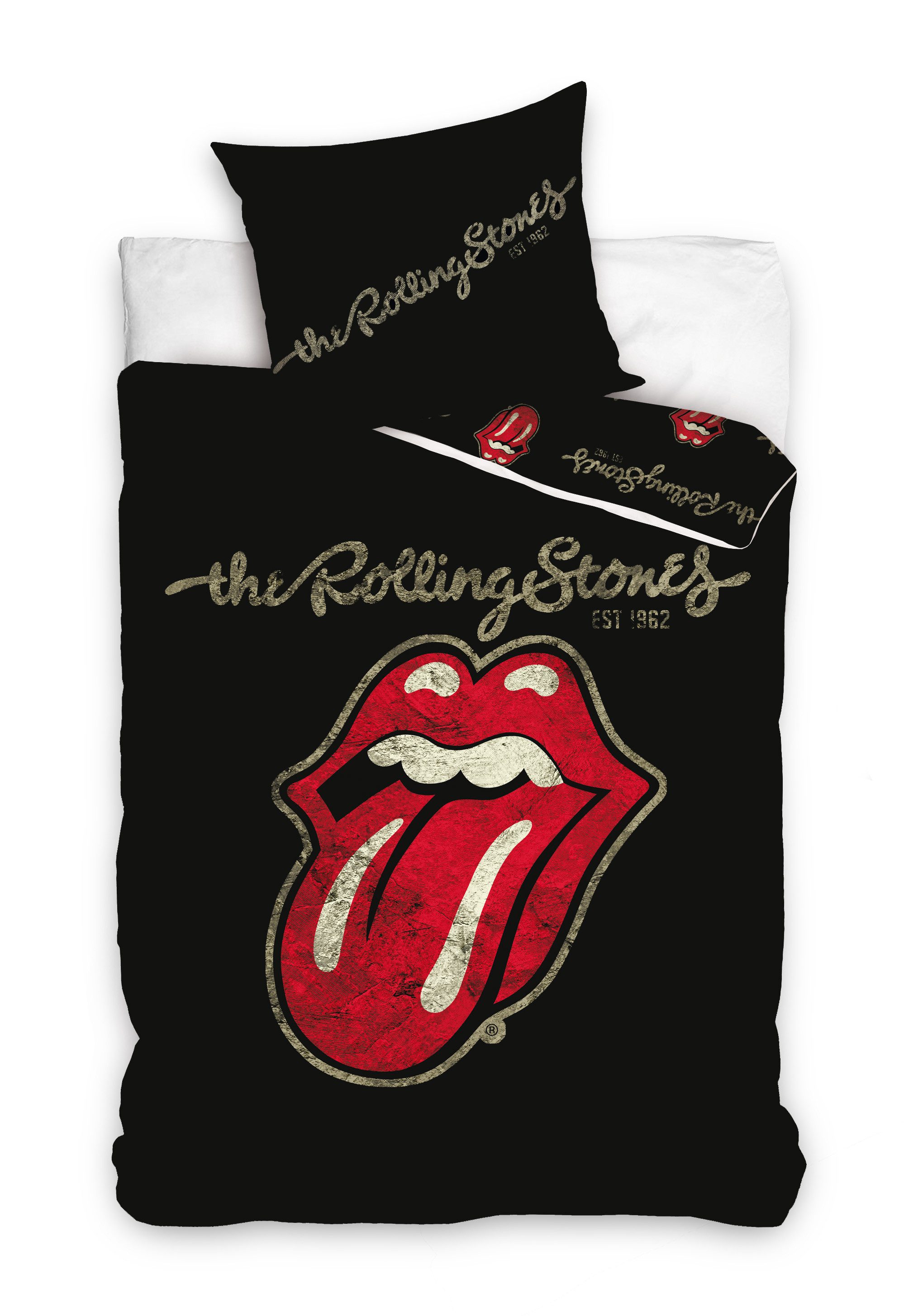 The Rolling Stones Bettwäsche The Rolling Stones Bettwäsche 160 x 200 cm