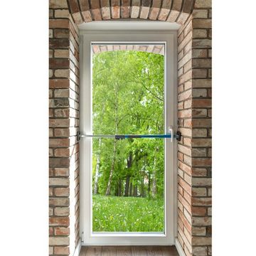 ALLEGRA Stützelement Sicherungsstange 160 - 290 cm (weiß) AB-290W, für Fenster, Tür, Balkon