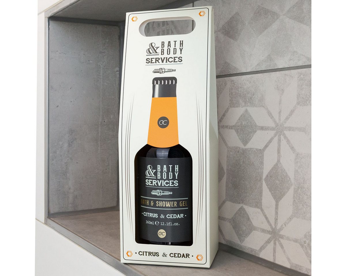 ACCENTRA Pflege-Geschenkset accentra Männer Duschgel Bierflasche Bier Geschenk für Herren, in einer Geschenkbox