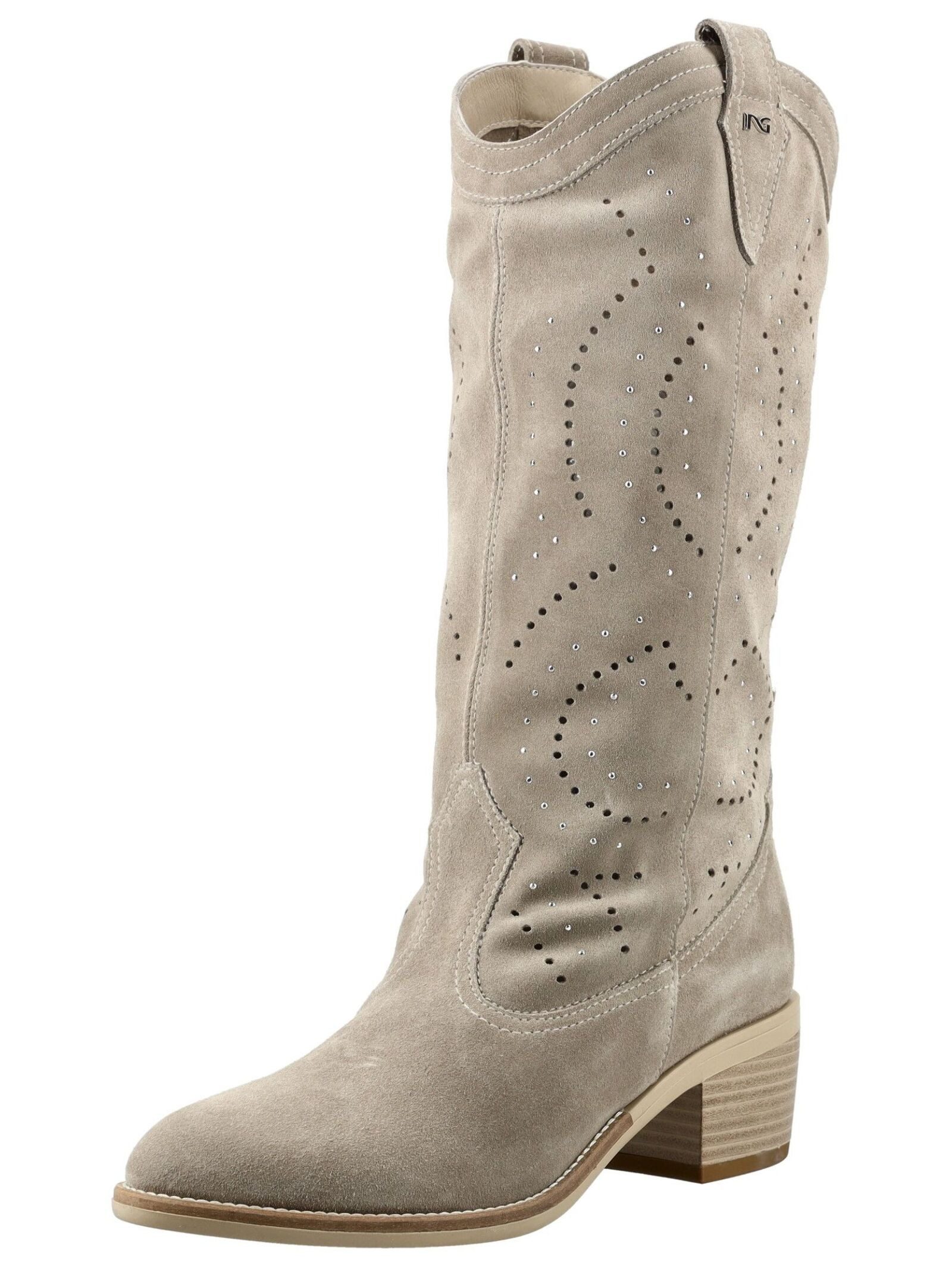 Nero Giardini Nero Giardini Stiefel Veloursleder Bikerboots
