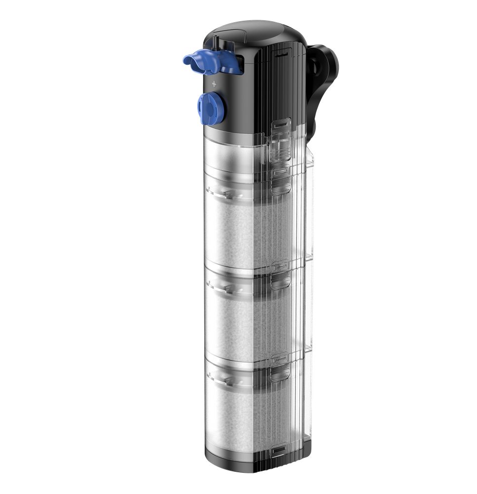 Aquaone Aquariumfilter AquaOne Aquarium Filter CF-900S I Innenfilter für Aquarien bis 250 Liter I Pumpe mit 900 L/h Durchfluss I Aquariumfilter für Süß- und Meerwasser Becken