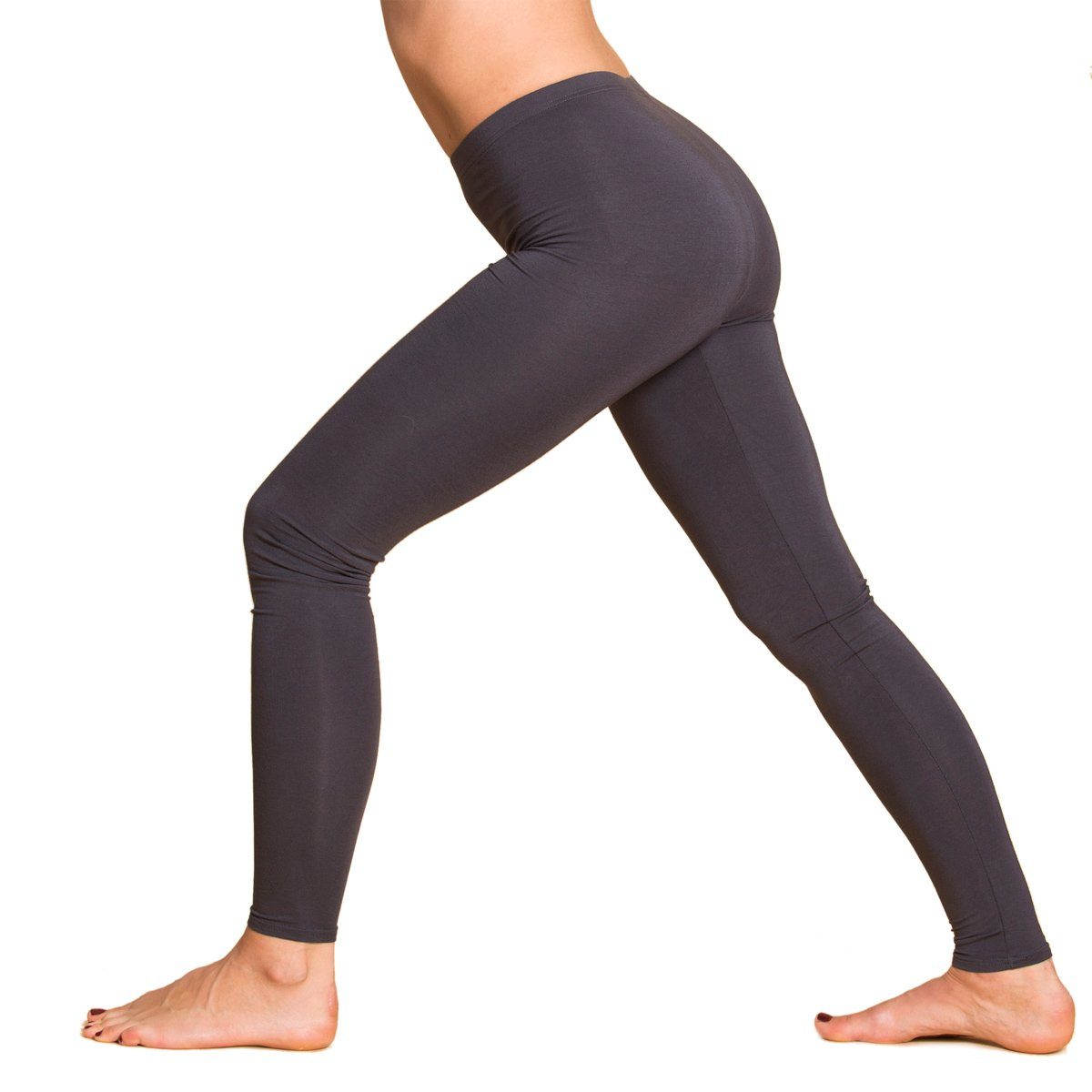 PANASIAM Leggings Einfarbige Leggings aus natürlicher günstig online kaufen
