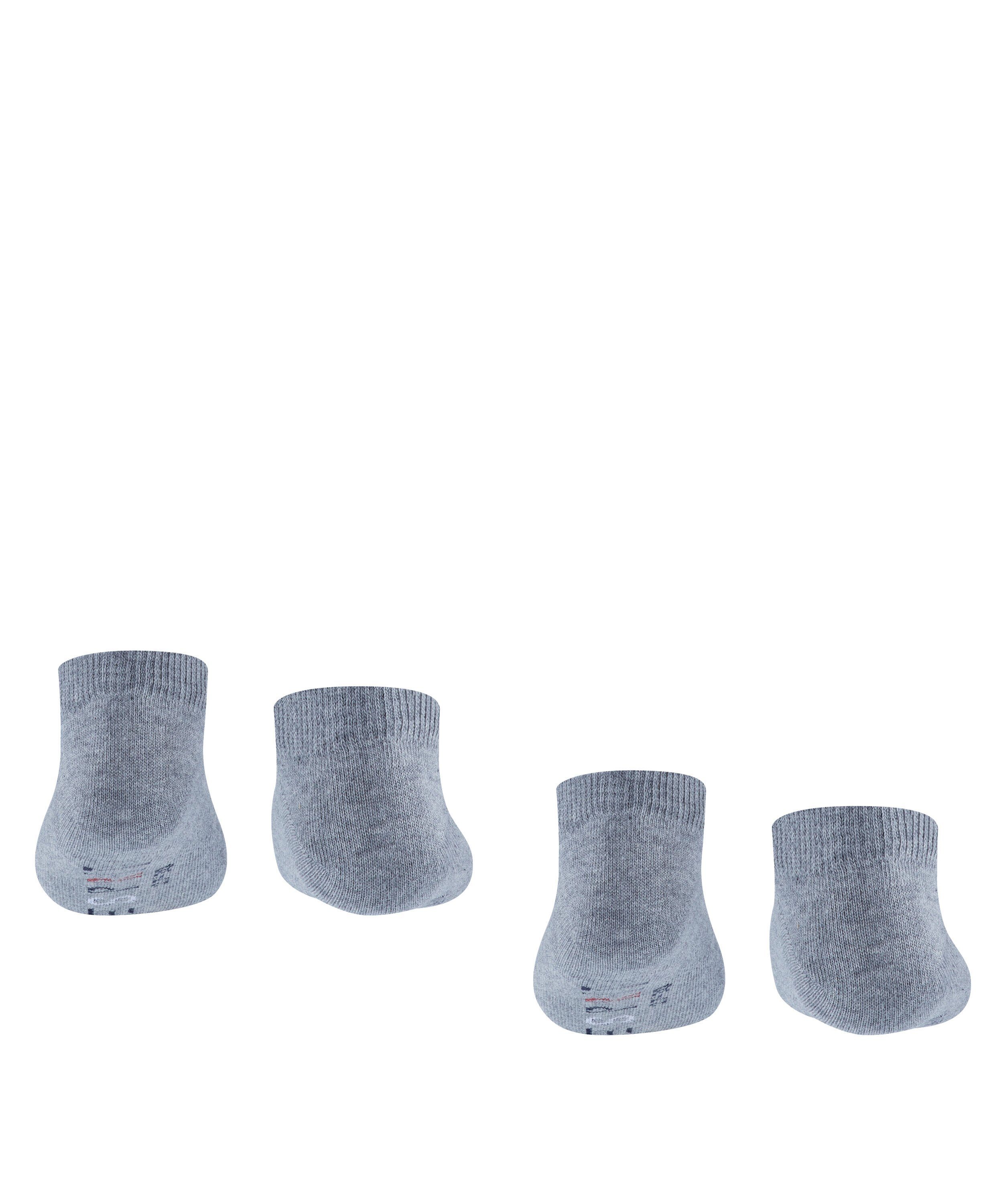 Esprit Sneakersocken Foot (2-Paar) Baumwollmix weichem light aus greymel. Logo 2-Pack (3390)