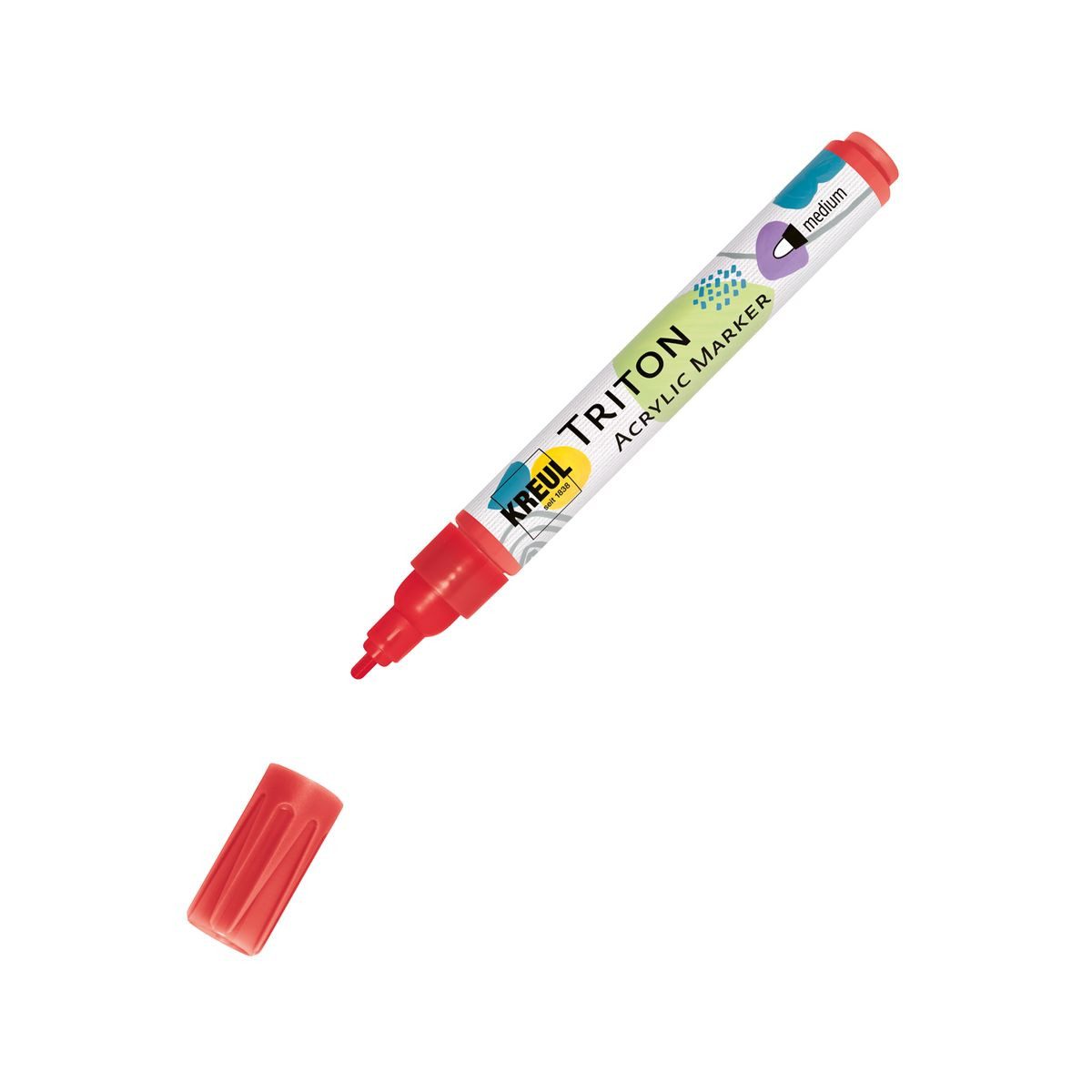 Marker KREUL Acrylmarker TRITON medium 1-2mm kirschrot