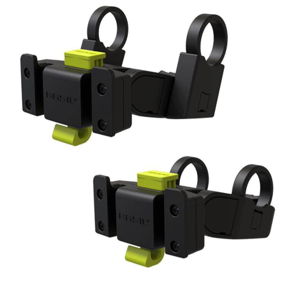Basil Fahrradkorb Basil Halter für Vorderradkorb Klickfix Lenkerbefestigung D 22-31 8mm