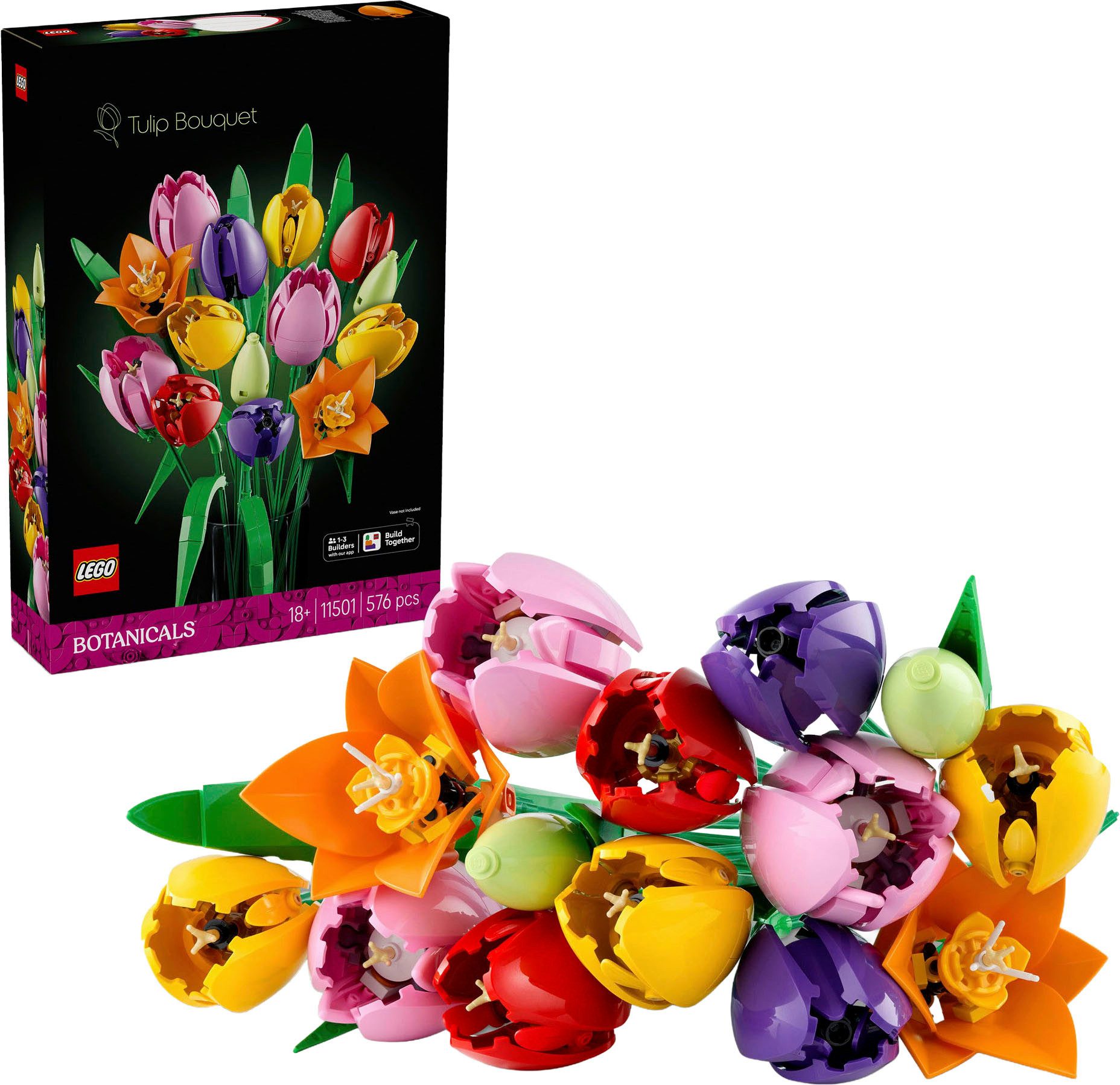 LEGO® Tulpenstrauß (11501), LEGO Botanicals Konstruktionsspielsteine, (576 günstig online kaufen
