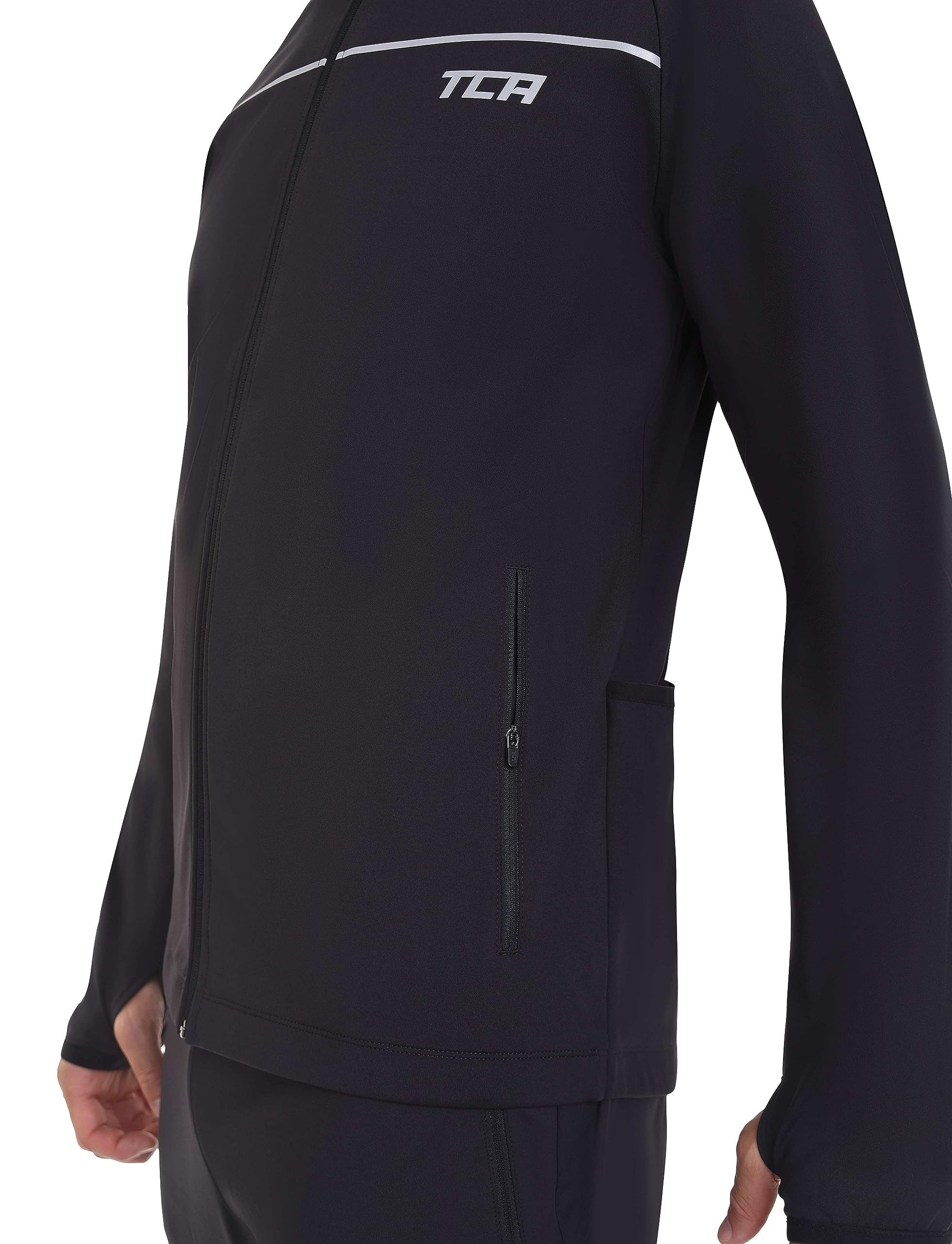 TCA Fahrradjacke Herren Thermische Radlaufjacke - Reflektierende Jacke - Sc günstig online kaufen