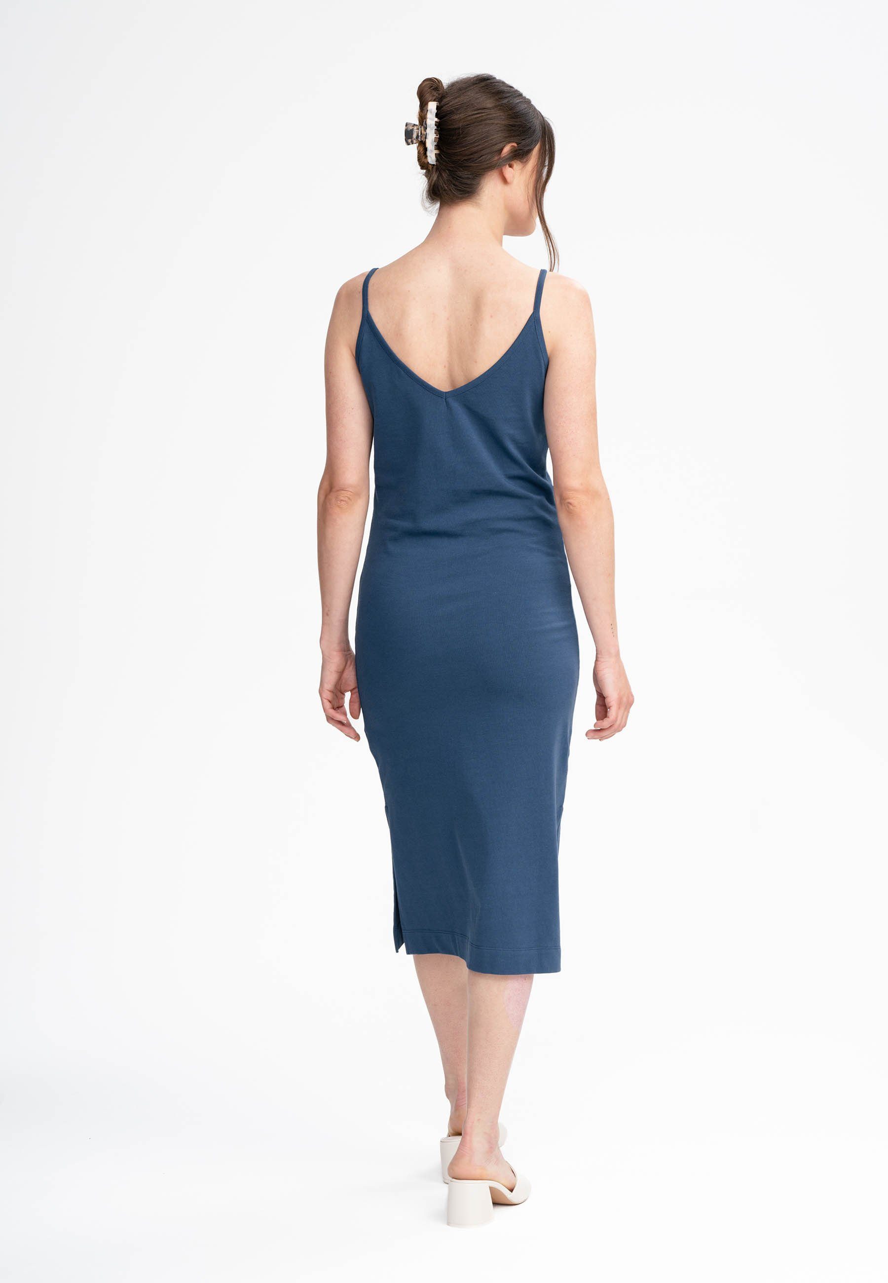 MELA Trägerkleid Midi Trägerkleid Style SADHANA Schmale Träger