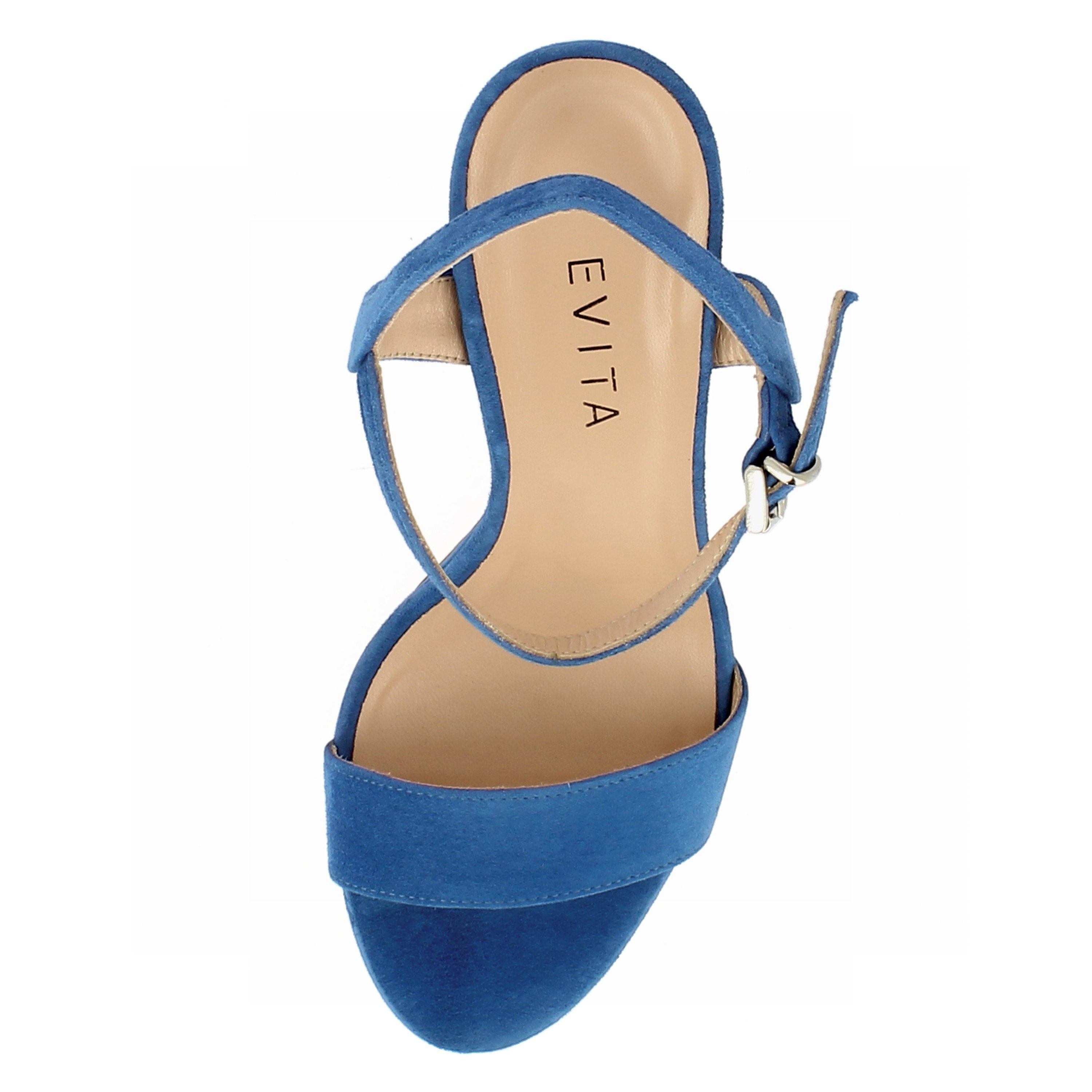 Evita STEFANIA Sandalette blau