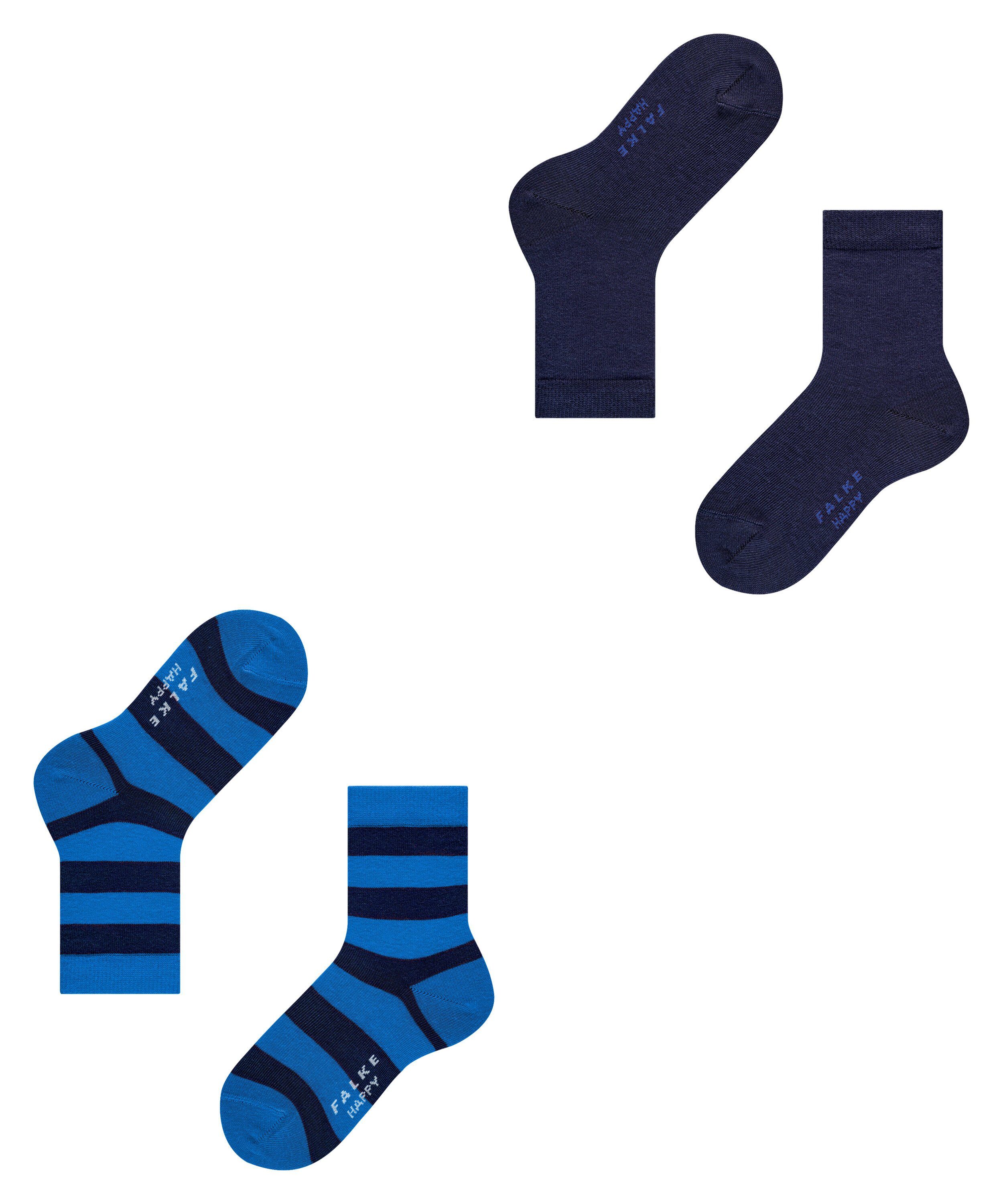 FALKE Socken FALKE Happy Stripe 2-Pack Kinder (2-Paar) Set aus 2 Paar Baumwollstrümpfen – Bild 5 von 5