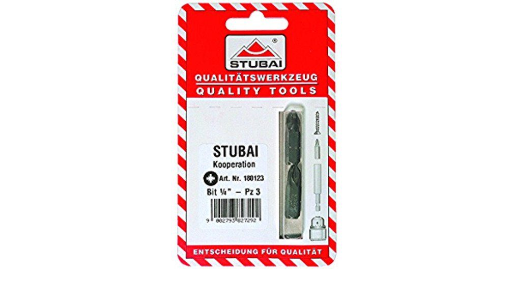 Stubai Bit-Set STUBAI Bit, PZ2, Standard, SB-VP 2-tlg 1/4' 25 mm