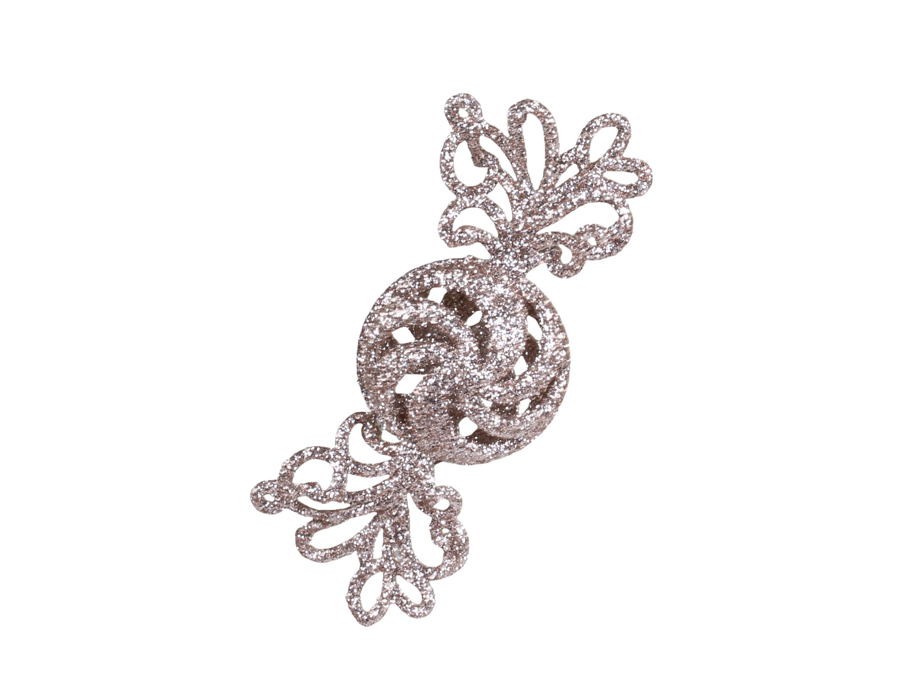 Chic Antique Christbaumschmuck Weihnachtsanhänger Samt Glas Antik Gold Grün Silber Baumschmuck, aus Glas oder Polyresin, mit Glitzer, Samt, Gold, Silber, Bunt