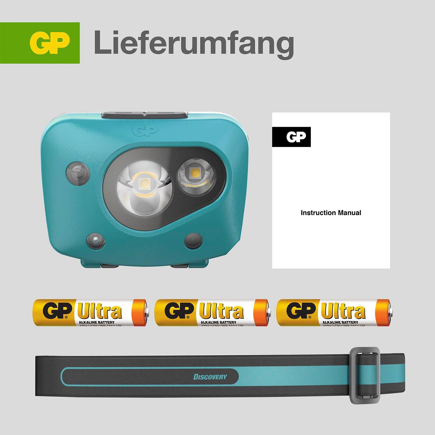 CH44 (1-St) GP Stirnlampe Batteries