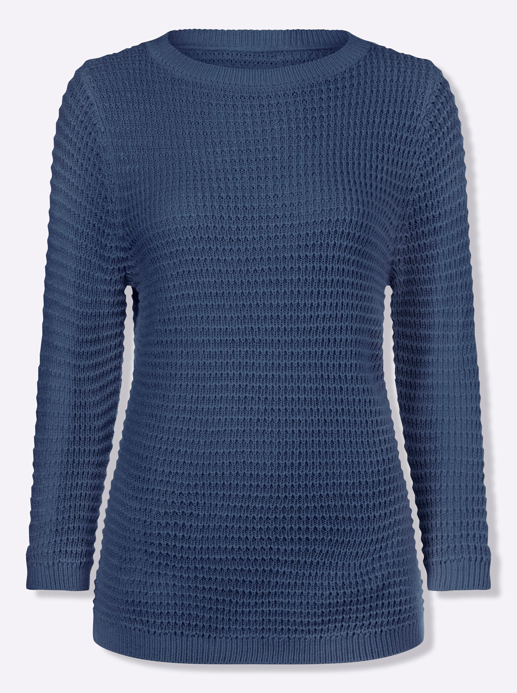 Sieh an! Strickpullover 3/4-Arm-Pullover 3/4-Arm