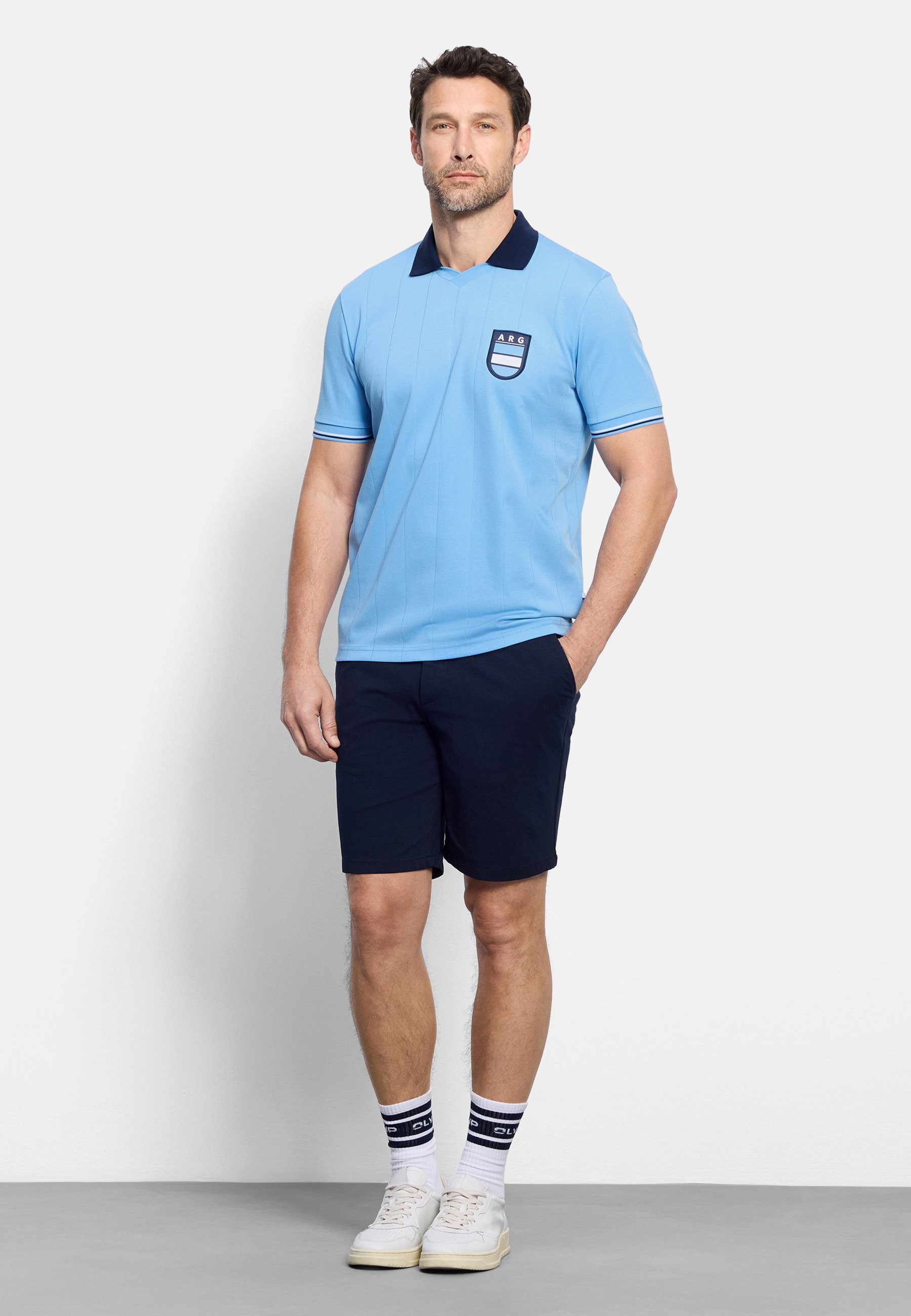 OLYMP Poloshirt OLYMP Casual Wirk, Polo