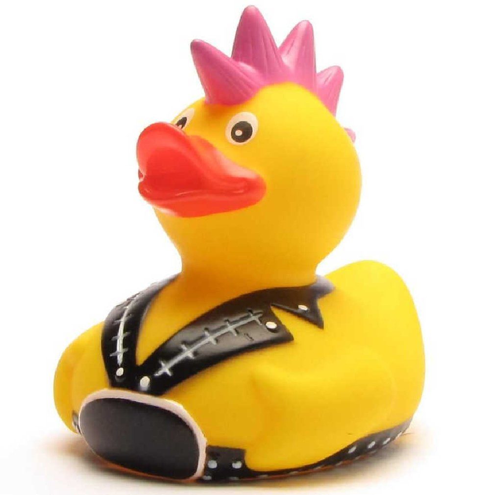 Quietscheente Badespielzeug Punker Duckshop - - Badeente