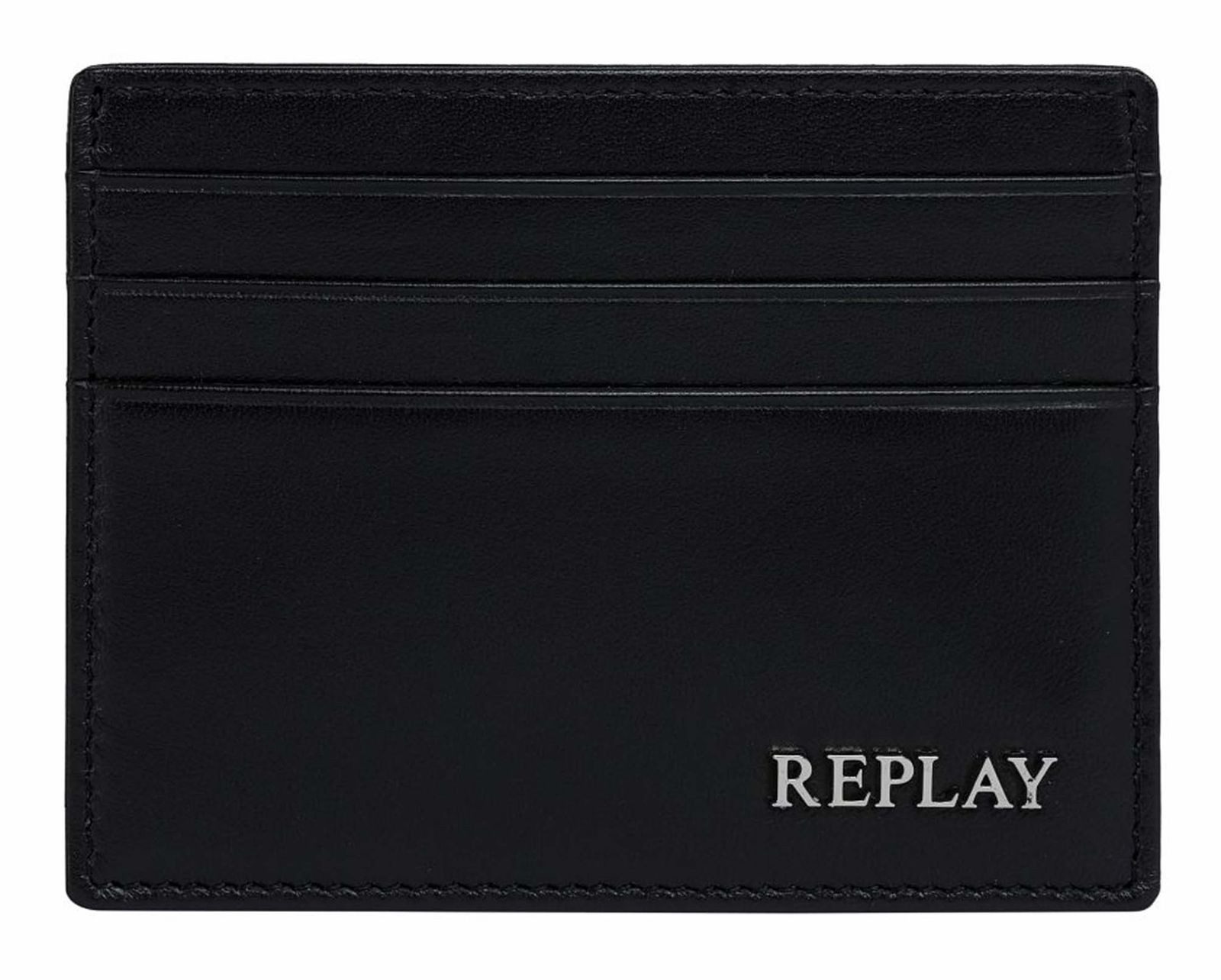 Replay Kartenetui Credit Card Holder, aus echtem Schafsleder mit RFID-Blocker Schutz