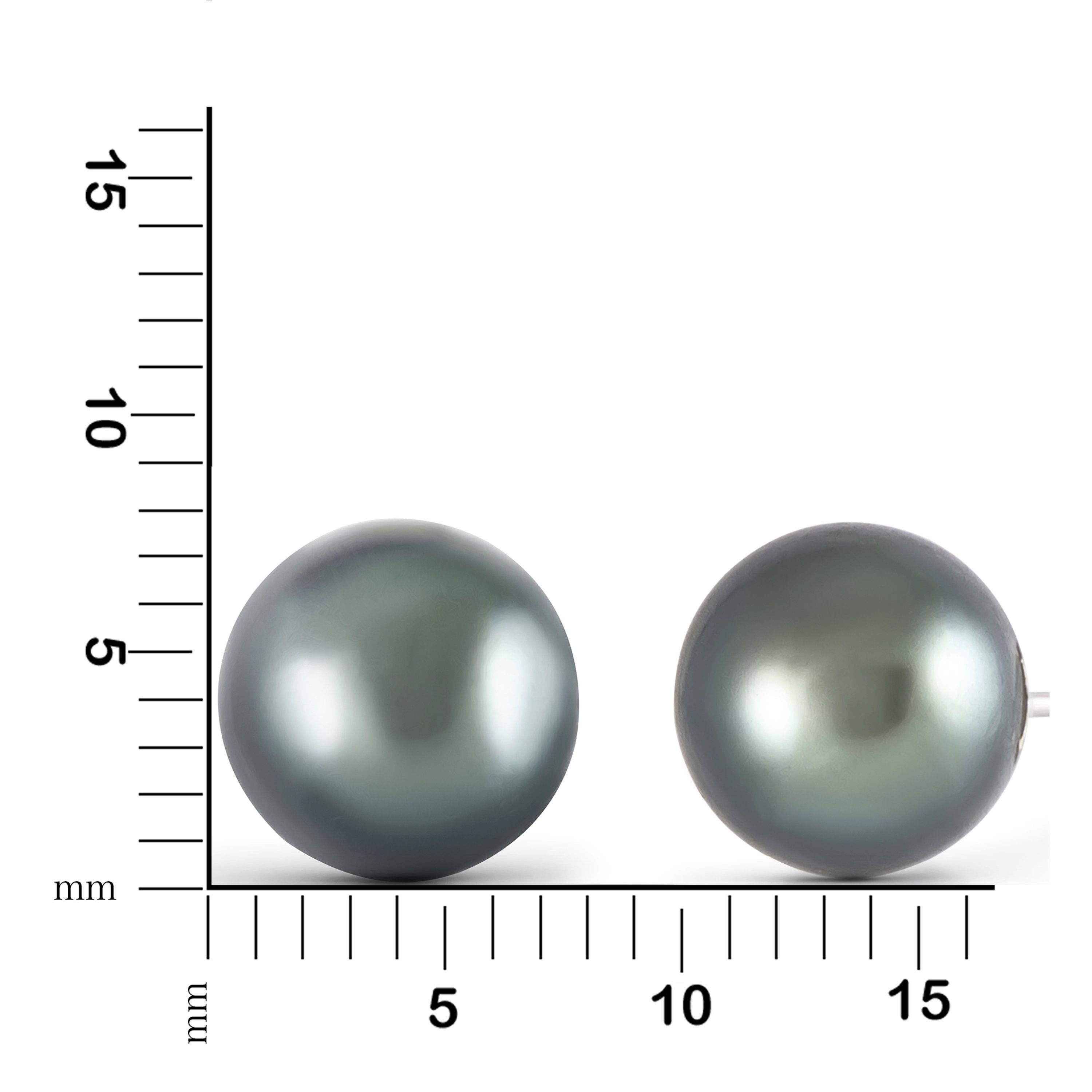 Fascination by Ellen K. Paar Ohrstecker Weißgold 585 Tahiti-Perle 8-8,5mm günstig online kaufen