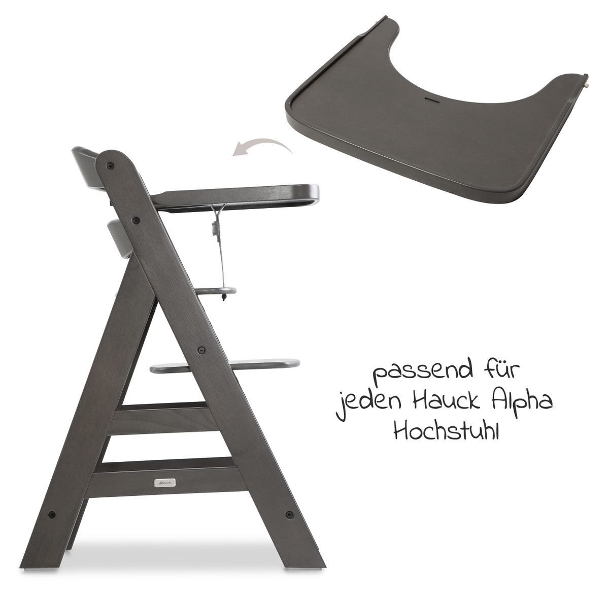 Hauck Hochstuhltablett Alpha Wooden Tray - günstig online kaufen