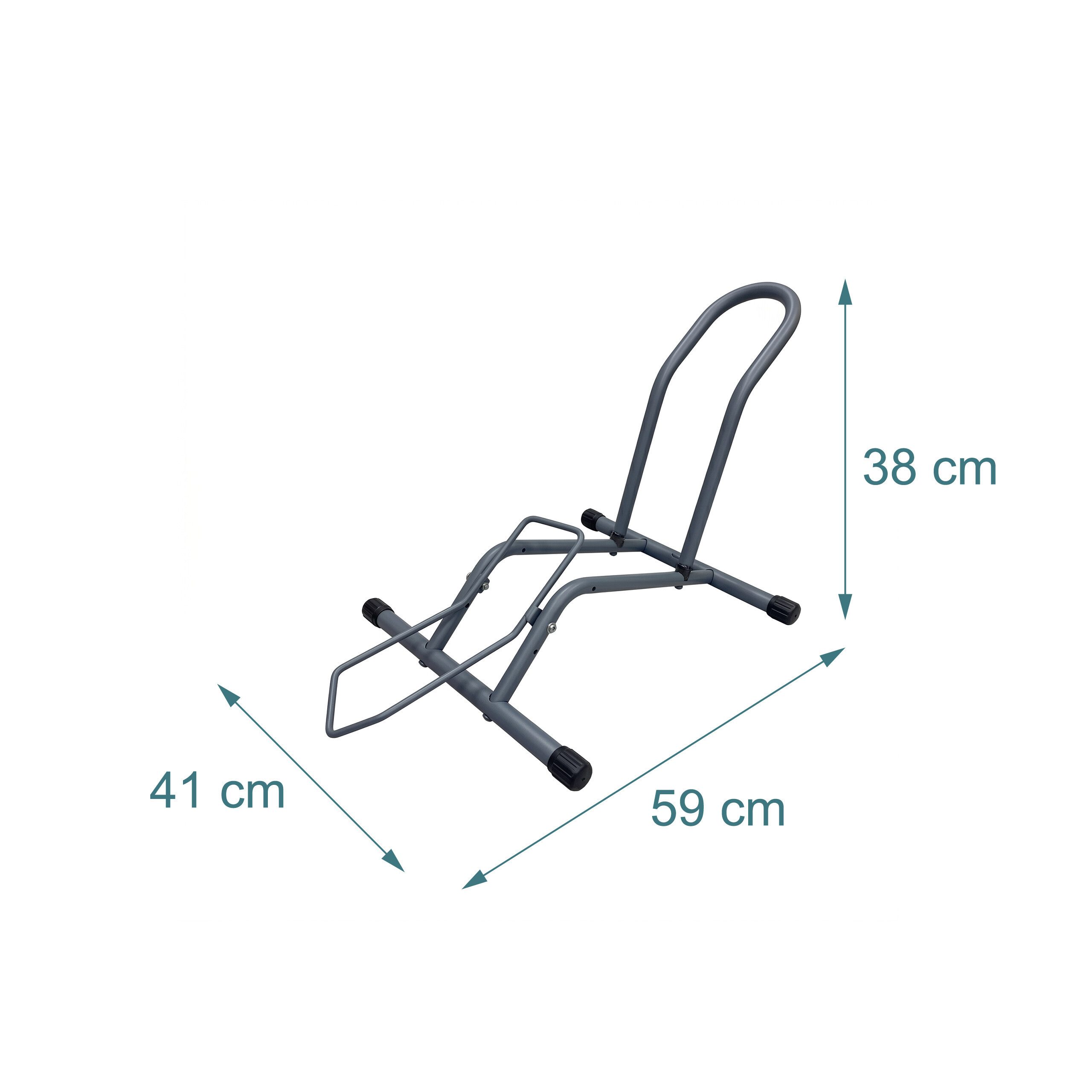 relaxdays Fahrradständer bis 29 Zoll (1-St), anthrazit. – Bild 4 von 5