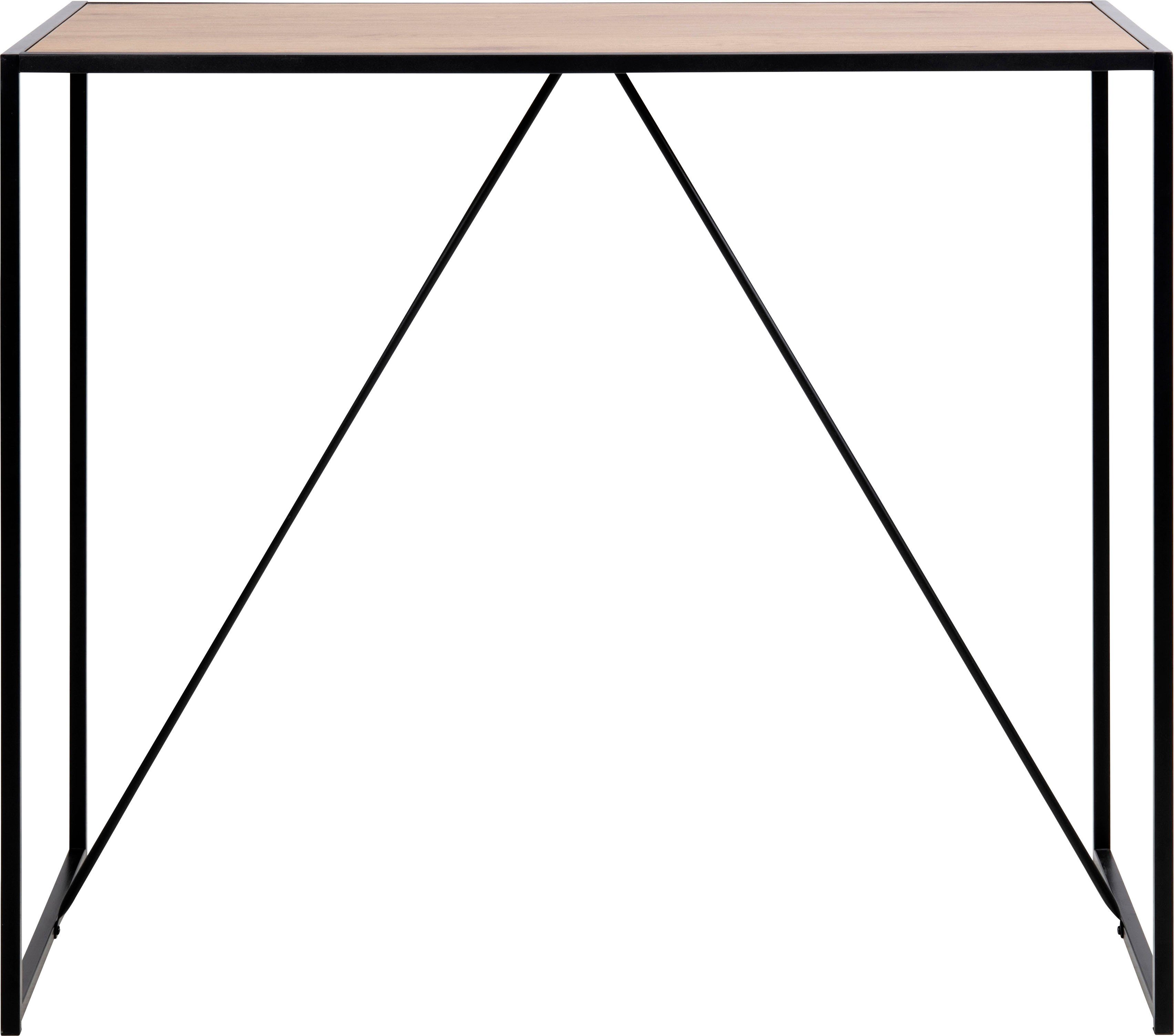 ACTONA GROUP Bartisch, mit schmalem Metallfuß, Breite 120 cm, in weiteren Variationen