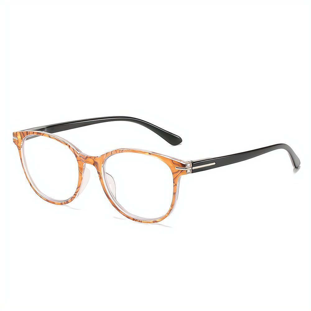 Lesebrille bedruckte roange Mode presbyopische Gläser Rahmen anti PACIEA blaue