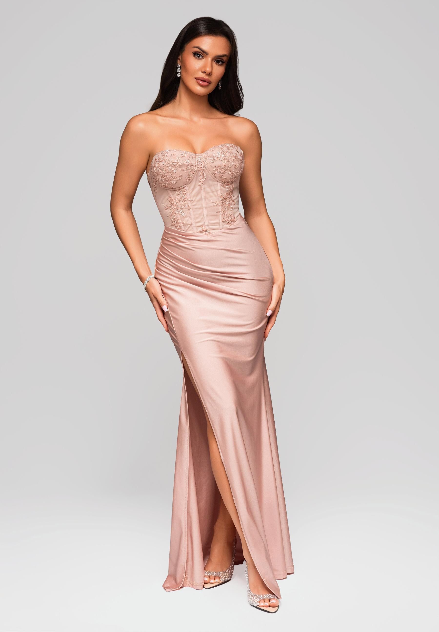 Abendkleid Elegantes Corsagenkleid