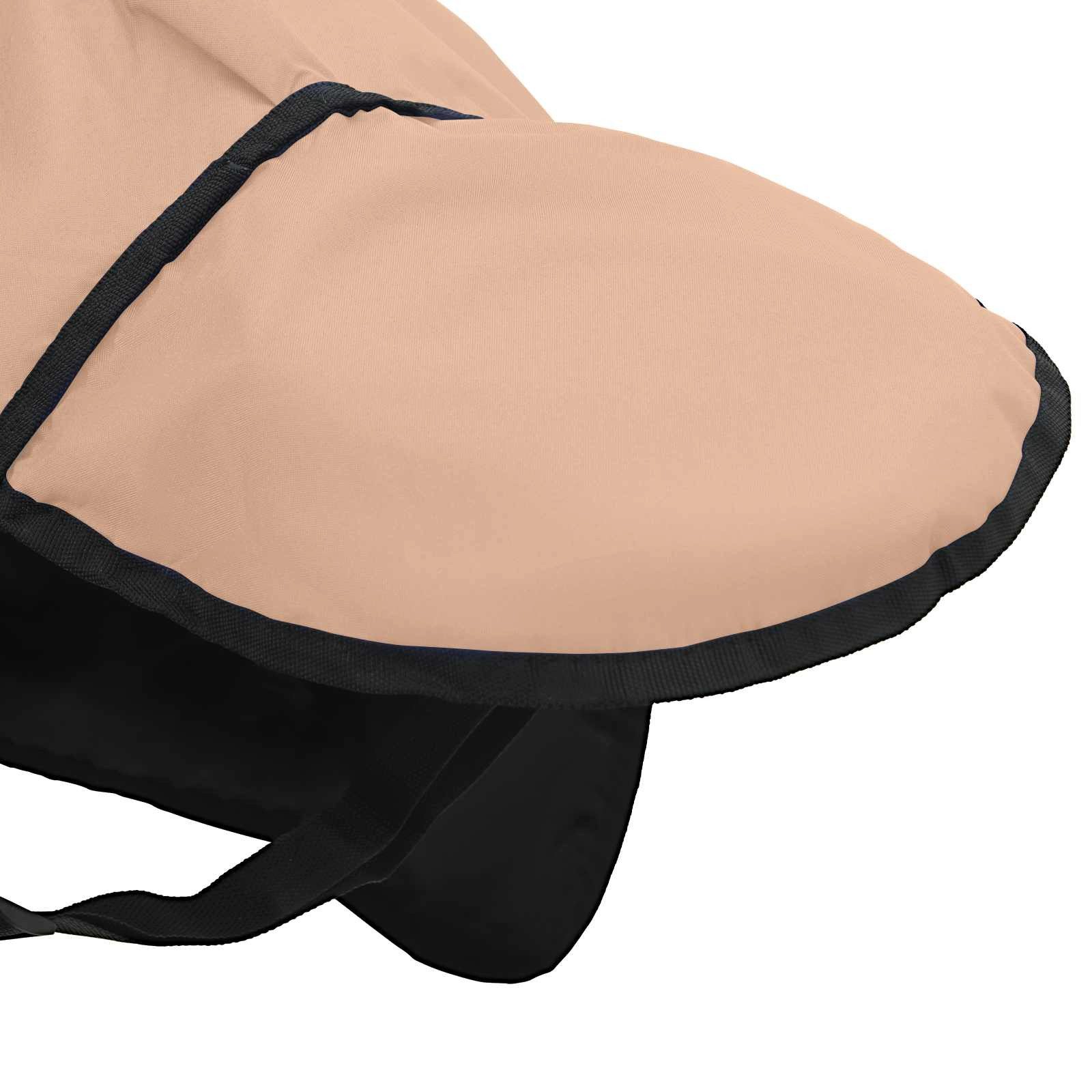 vidaXL Tierdecke Pferdedecke Cappuccino 155 cm Polyester
