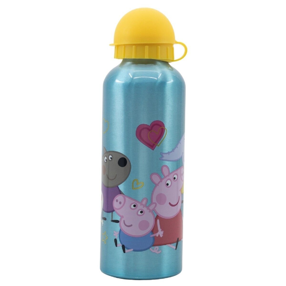 Peppa Pig Trinkflasche Peppa Pig Distorsion Aluminium Trinkflasche 530ml Ideal für Fans