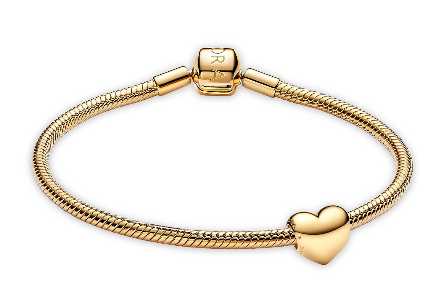 Pandora Charm-Armband Geschenkset DamenBe Love Goldfarben günstig online kaufen