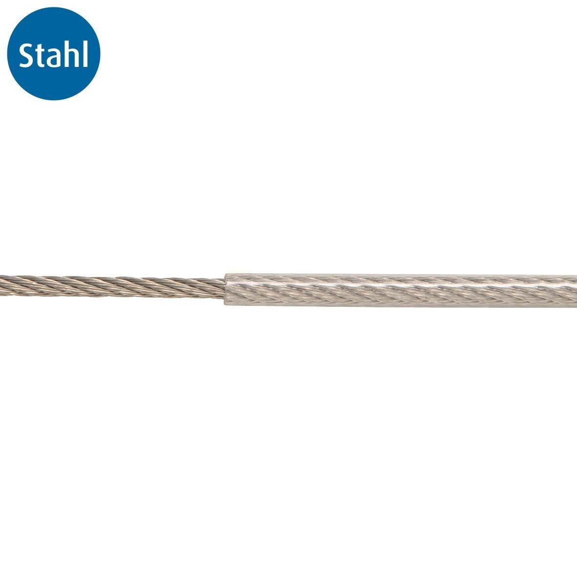 Aco Conacord Drahtseil 5mm x 1m Material: Stahl PVC Seil