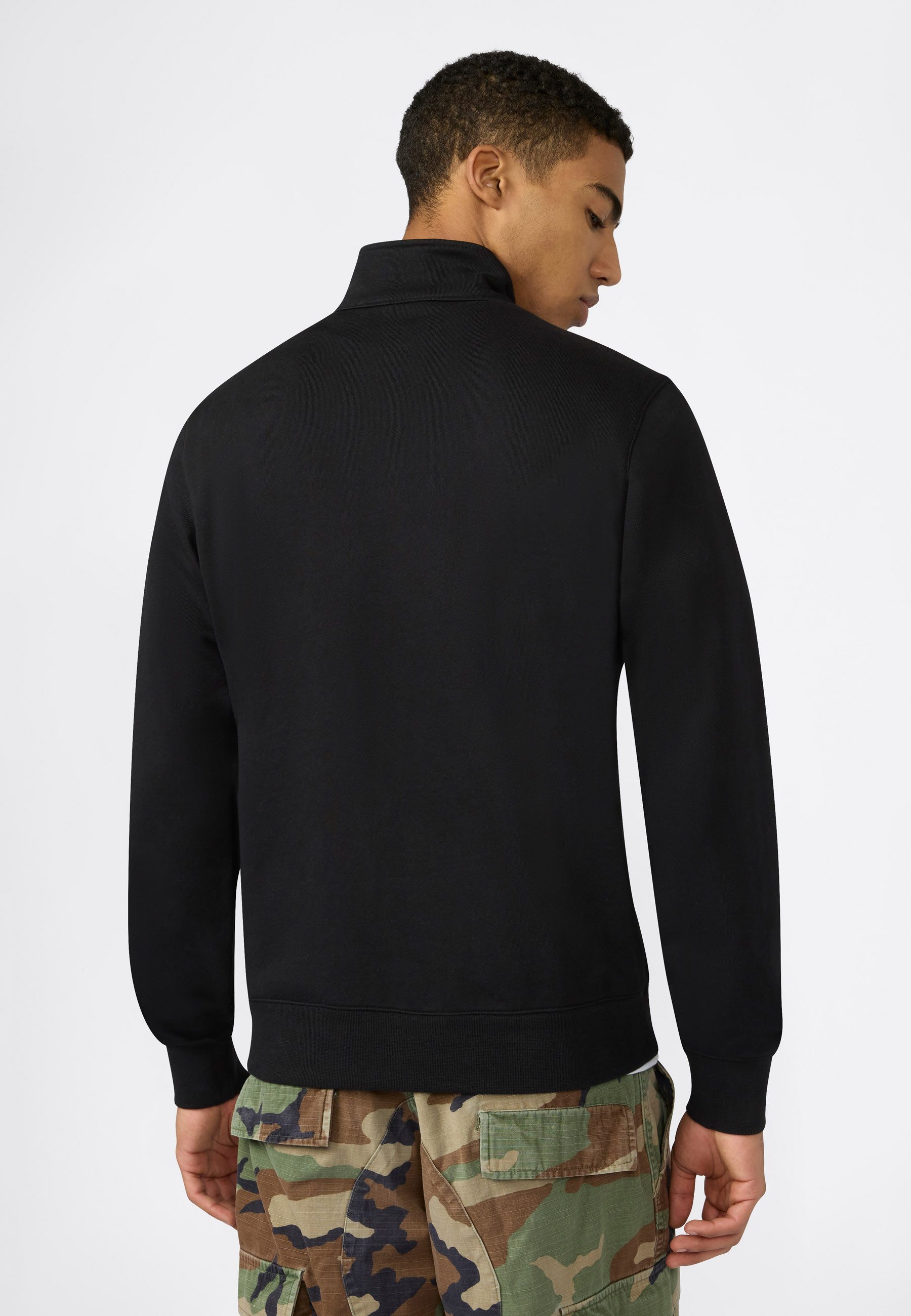 Champion Sweatshirt ICONS CONTRAST Terry Half Zip Sweatshirt sportlicher Schnitt, Halb-Zip-Verschluss