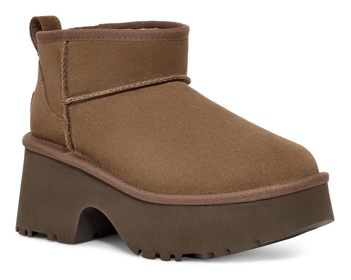 UGG CLASSIC ULTRA MINI NEW HEIGHTS Schlupfboots, Plateau Stiefel, Winterstiefel, Ботинки mit Anziehlasche