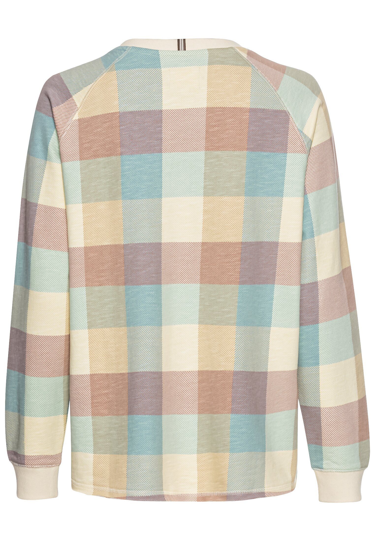 camel active Sweatshirt Sweatshirt mit Karomuster günstig online kaufen