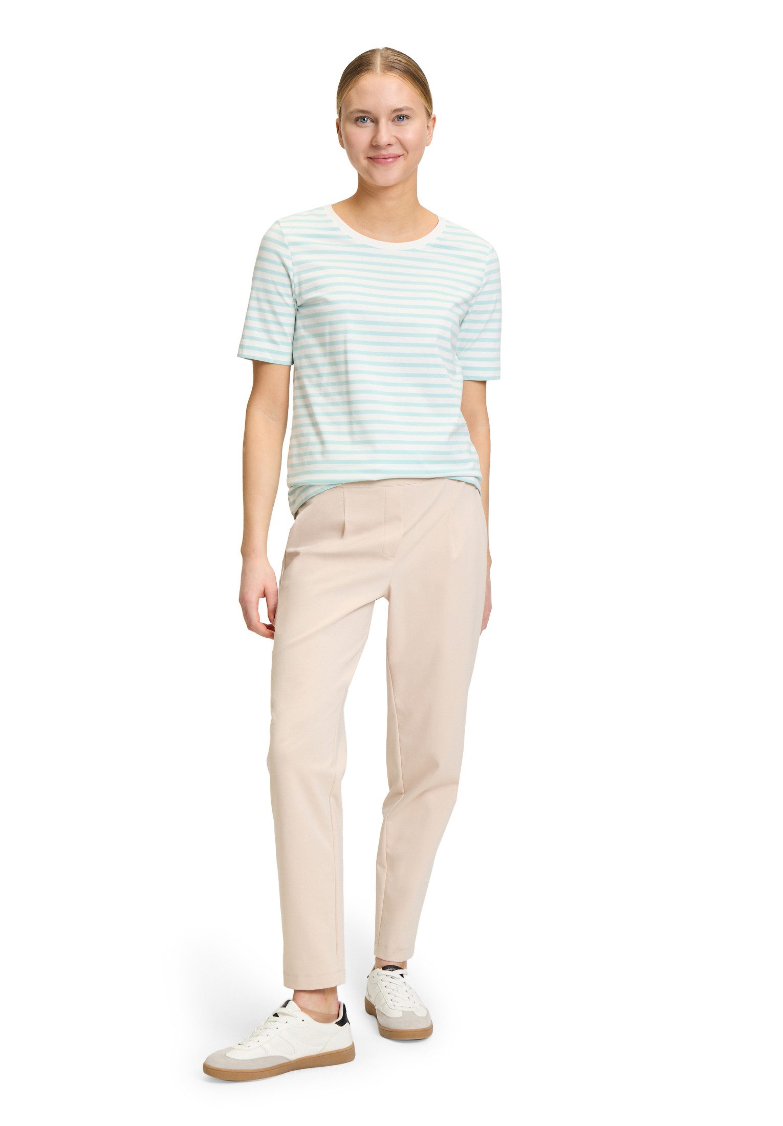 Betty&Co Kurzarmshirt Damen mit Ringel (1-tlg) Ringel