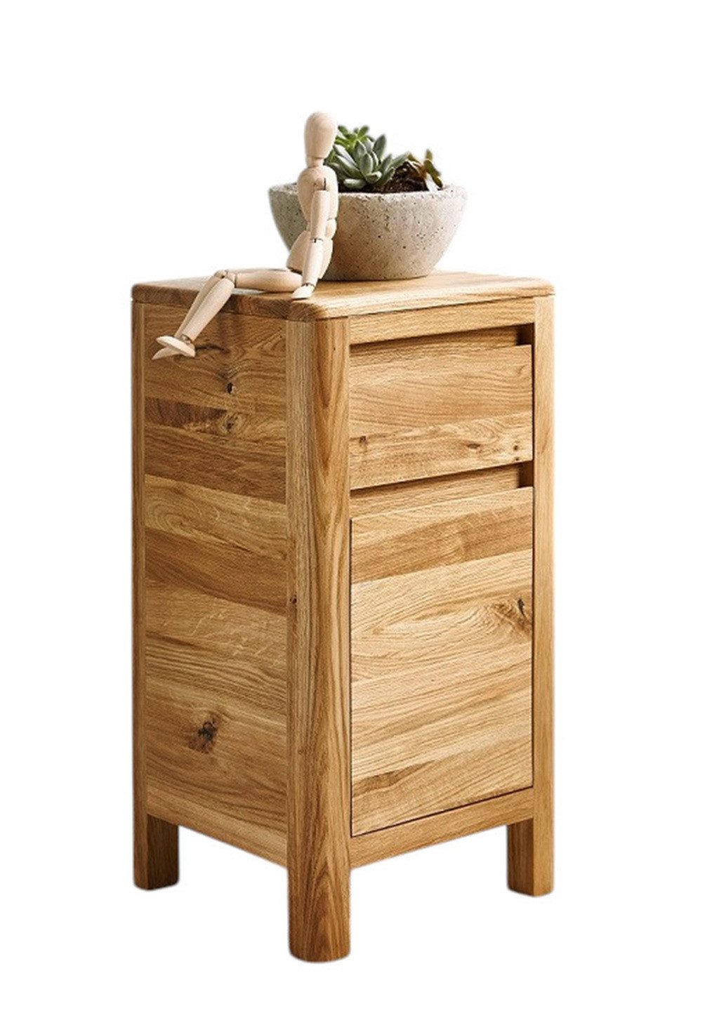 Kommode Kommode 30x60cm 'Bayreuth' Kernbuche massiv