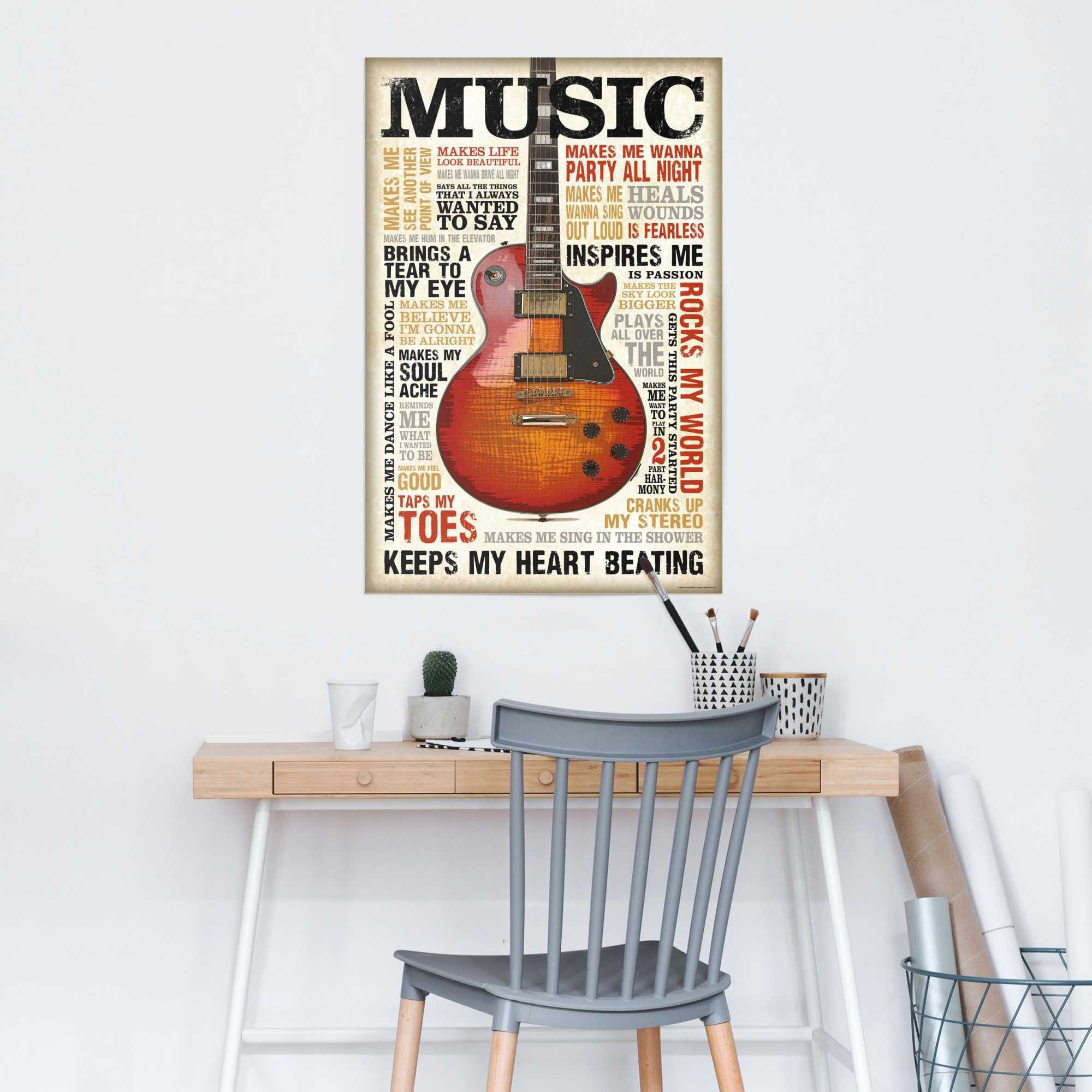 Reinders! Poster Music is Passion, (1 St)