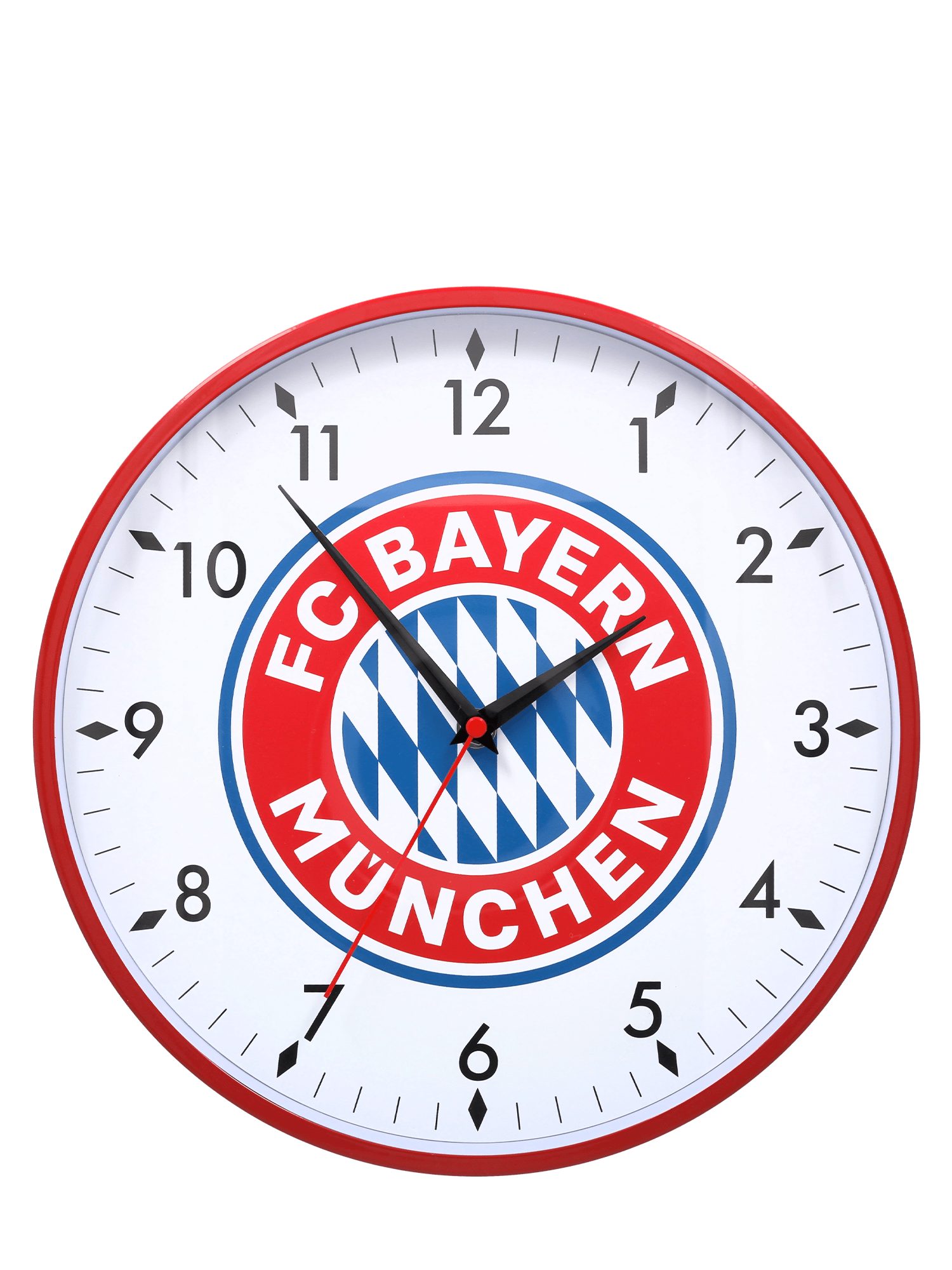 FC Bayern München Wecker FC Bayern München I Wanduhr I Rot
