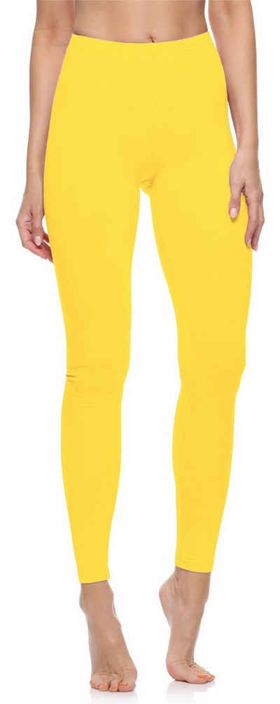 Merry Style Leggings Damen Hosen aus Baumwolle MS10-198 (1-tlg) elastischer Bund, eng