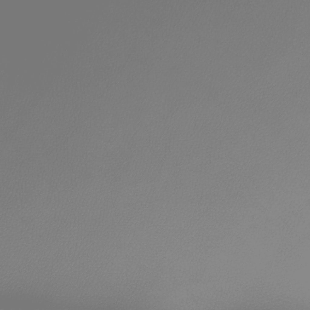 vidaXL Polsterhocker Kunstleder Fußhocker cm Anthrazit St) Grau 60x60x36 (1