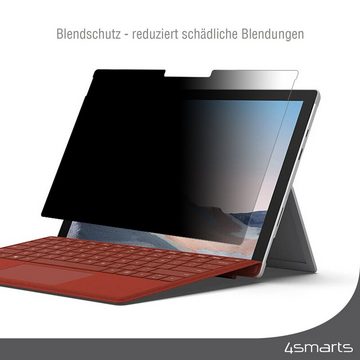 4smarts Magnetischer Privacy Filter für Microsoft Surface Laptop 5 15 Zoll, Displayschutzglas, Blickschutz, einfache Installation, kratzfest, stoßfest