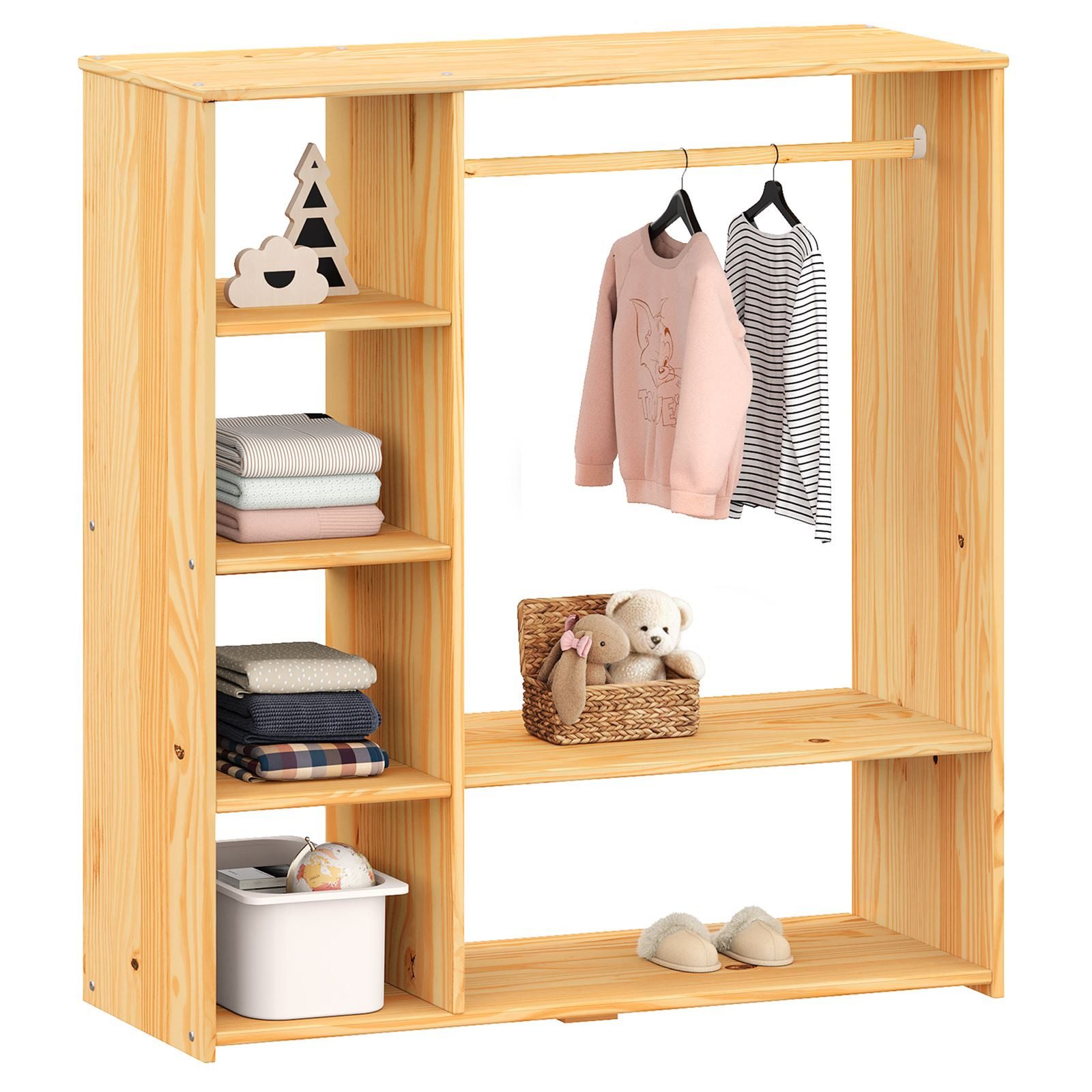 IDIMEX Kinderkleiderschrank RAFAEL Kinderschrank mit Kleiderstange günstig online kaufen