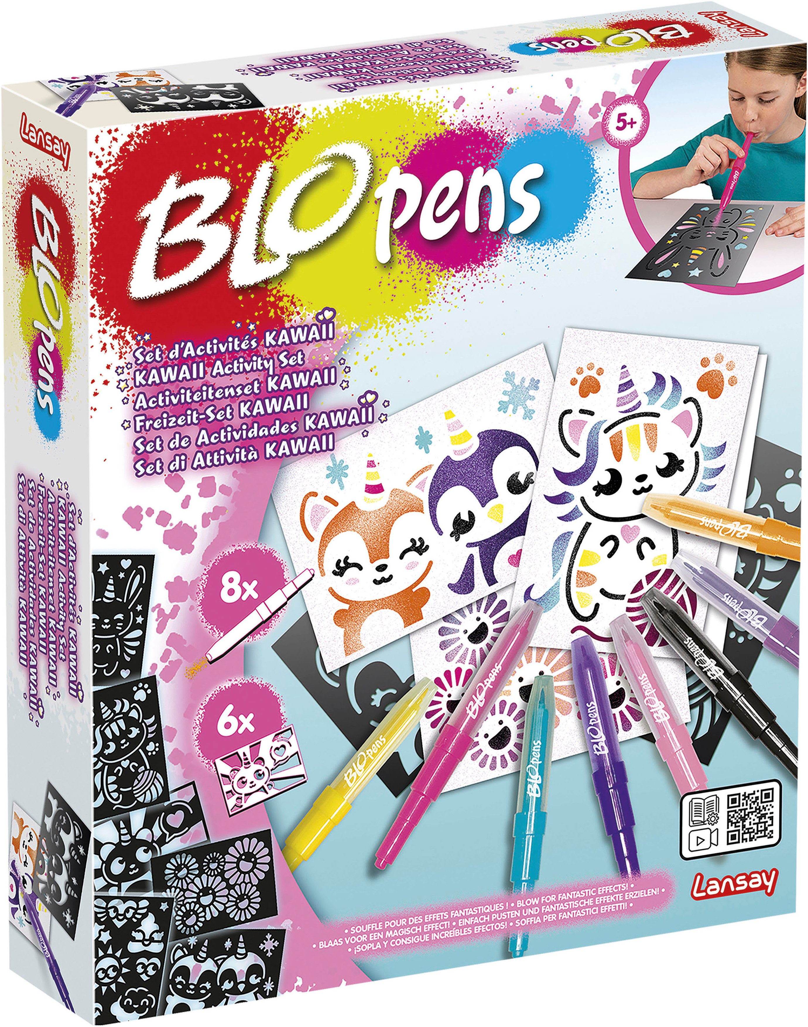 Blopens Kreativset Sprühstifteset Kawaii